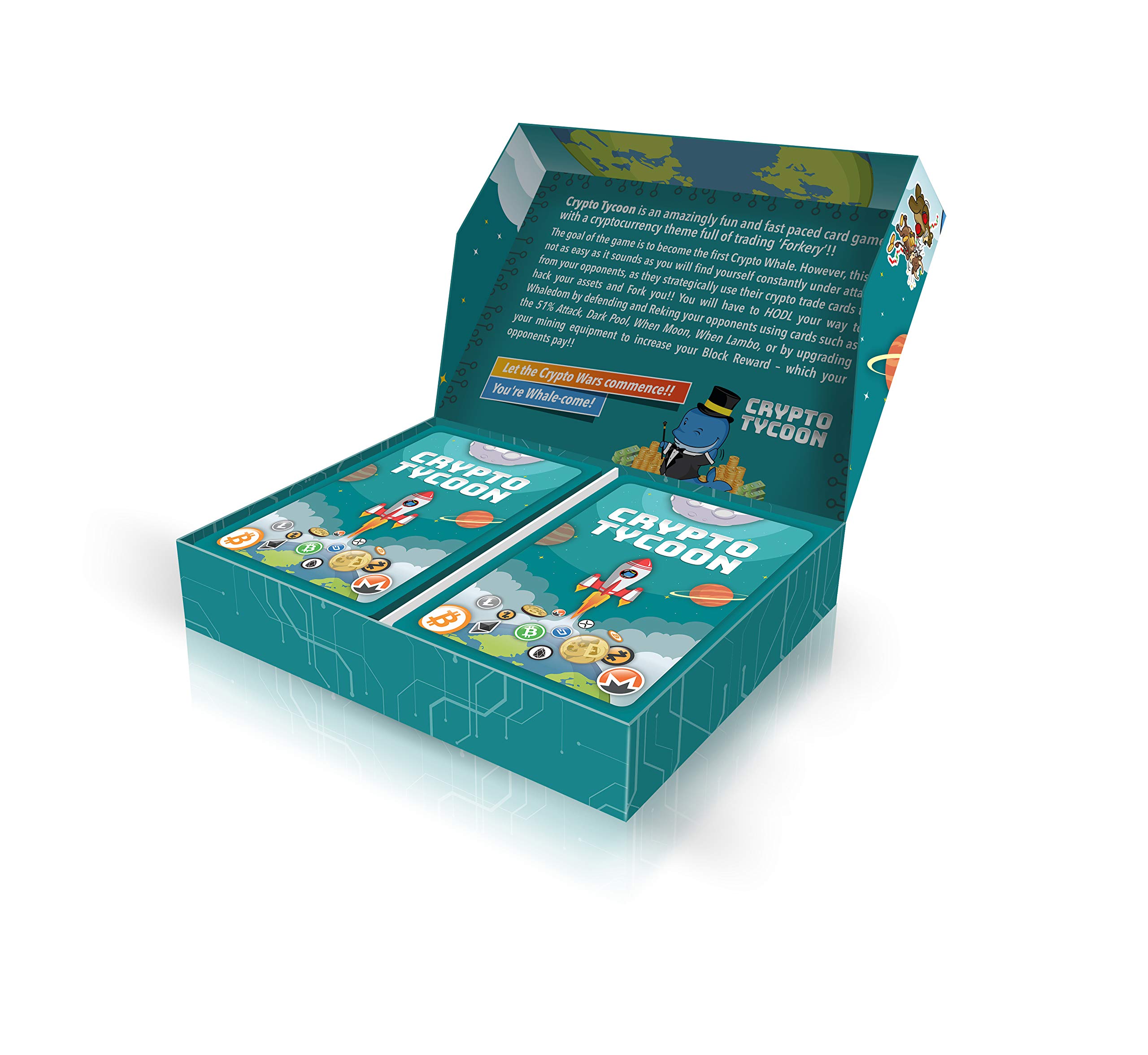 Crypto Tycoon Strategic Card Game for 2-5 Players | Family-Friendly Party  Game : Amazon.sg: Toys