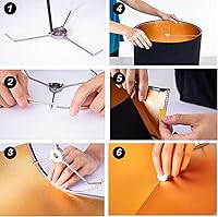 Vista 4 de WELLMET - Pantalla para lámpara de mesa