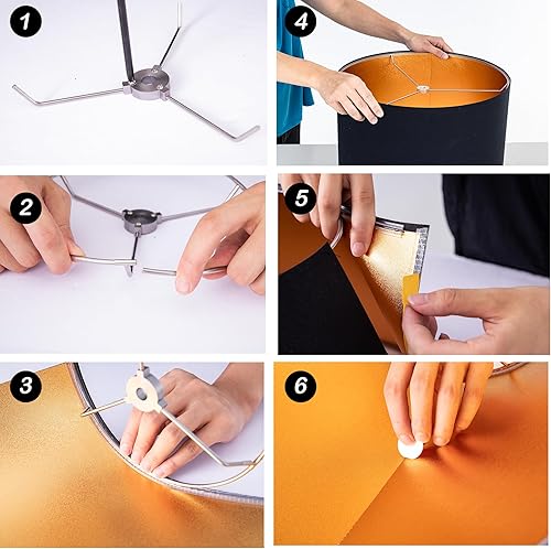 Miniatura 4 de WELLMET - Pantalla para lámpara de mesa