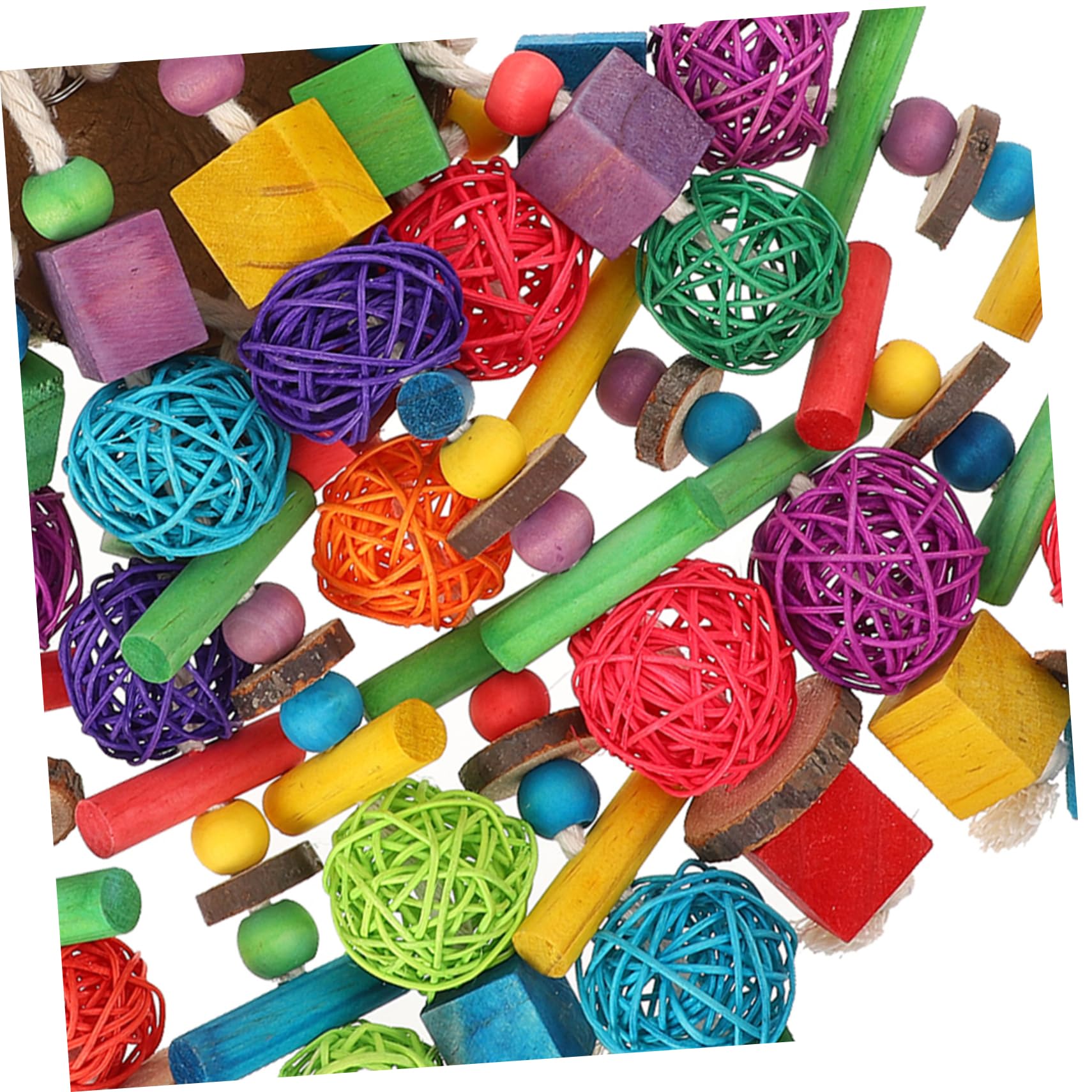 1piezas Juguetes para De Juguete para Masticar Accesorio para Morder Pájaros para Jaula De para Morder Entretenimiento Interactivo para
