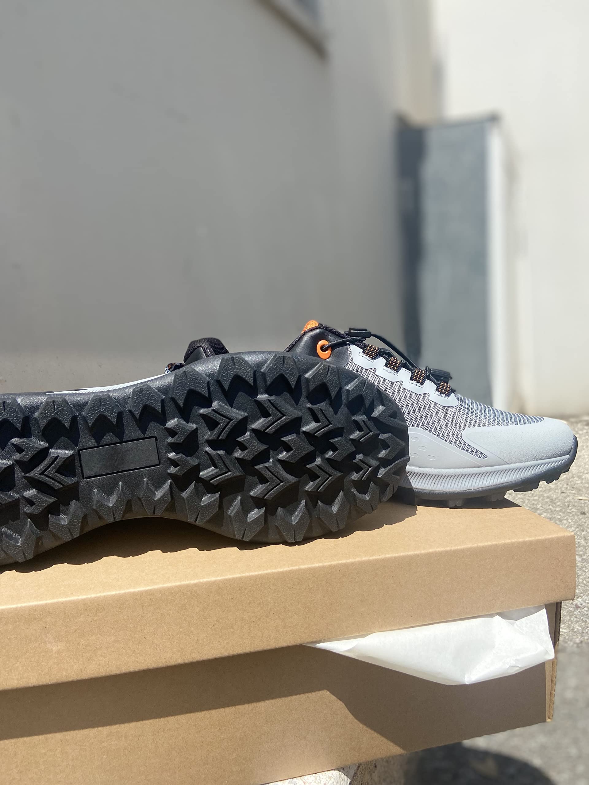KGS Buty trekkingowe/wspinaczkowe H/F - antypoślizgowe wodoodporne buty do biegania - Komfort i trwałość - niebieskie, Szary, 42 EU