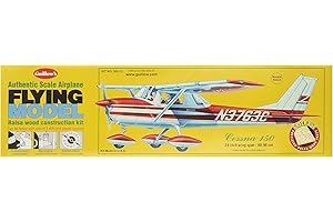 Guillow's Cessna 150 Balsa Wood Model Kit: Precision-Cut for Beginners