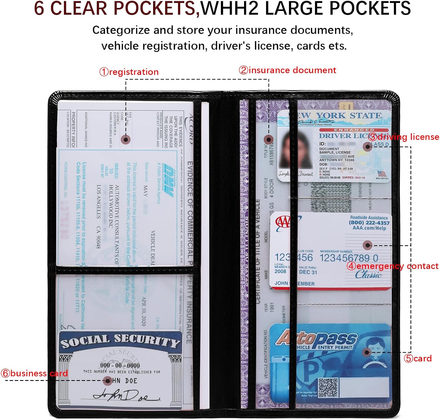 Car Document Holder