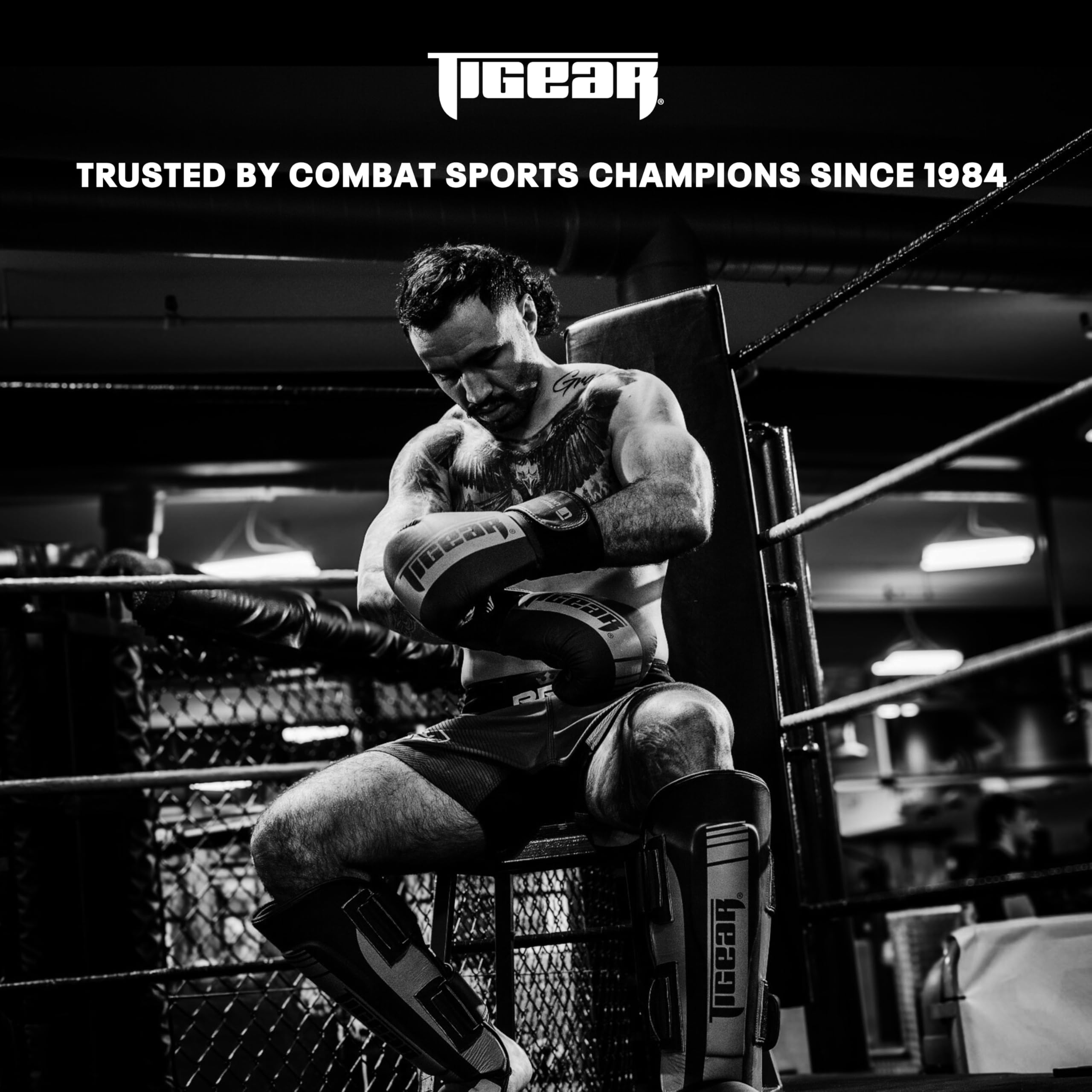 Tigear Prime 2.0 Parastinchi per MMA, Muay Thai e Kickboxing, protezione a triplo strato di alta qualità, per uomini, donne, bambini, antiurto, vestibilità sicura e design traspirante