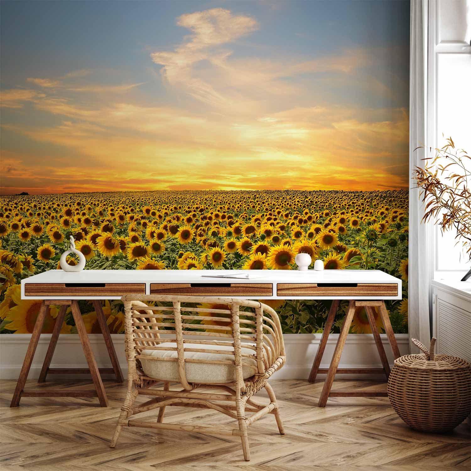 murando - Carta da Parati Moderna Spessa, Paesaggio, 350x256 cm | Fotomurali in TNT, Spessore Maggiore, Decorazione da Muro XXL, Carte da Parati Moderne, Pre, Produzione Europea