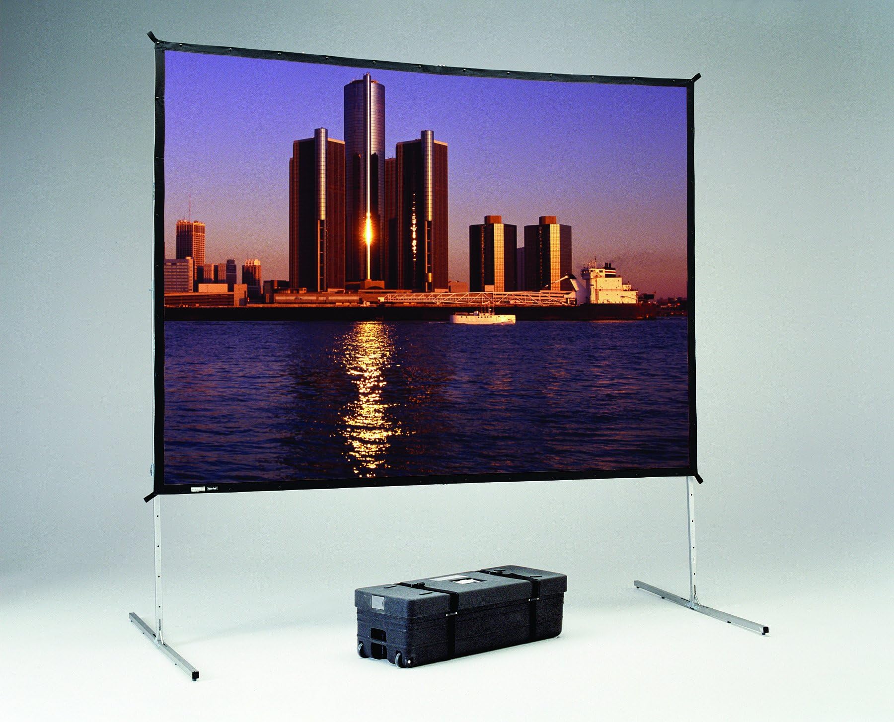MILESTONE AV TECHNOLOGIES 39310 Fast Fold Deluxe 96"x168" W Portable Projection Screen