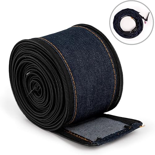 YESWELDER TIG - Cubierta de cable de soldadura estilo chaqueta vaquera con cremallera de 24.9ft (25 pies de longitud)