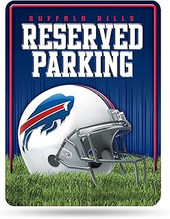 NFL Football Metal Parking Sign 8.5" x 11" - Great for Man Cave, Bed Room, Office, Home Décor