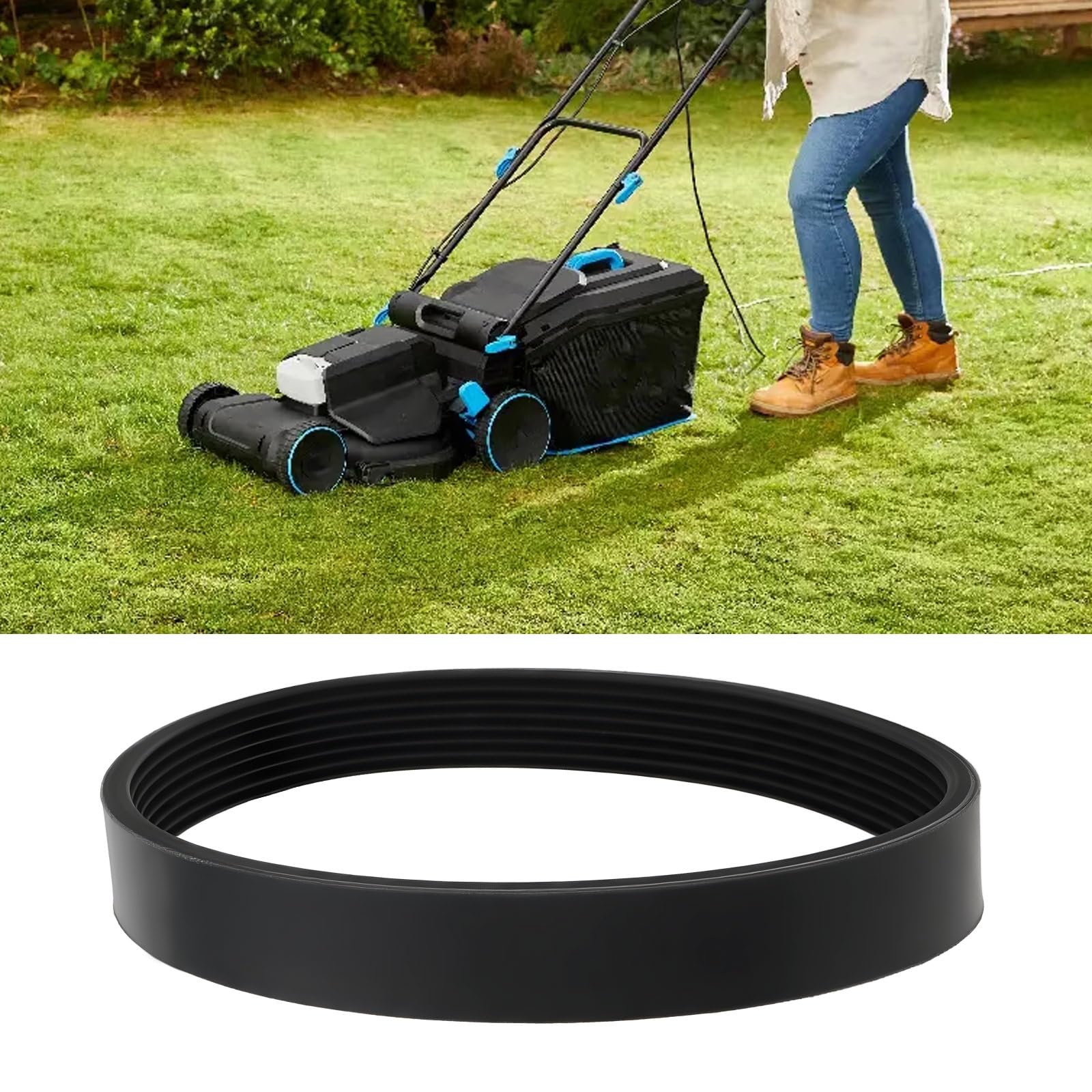 Courroie D'entraînement Pour Tondeuse à Gazon 6PJ490 / 7PJ490 - Compatible Sovereign - En Caoutchouc Robuste