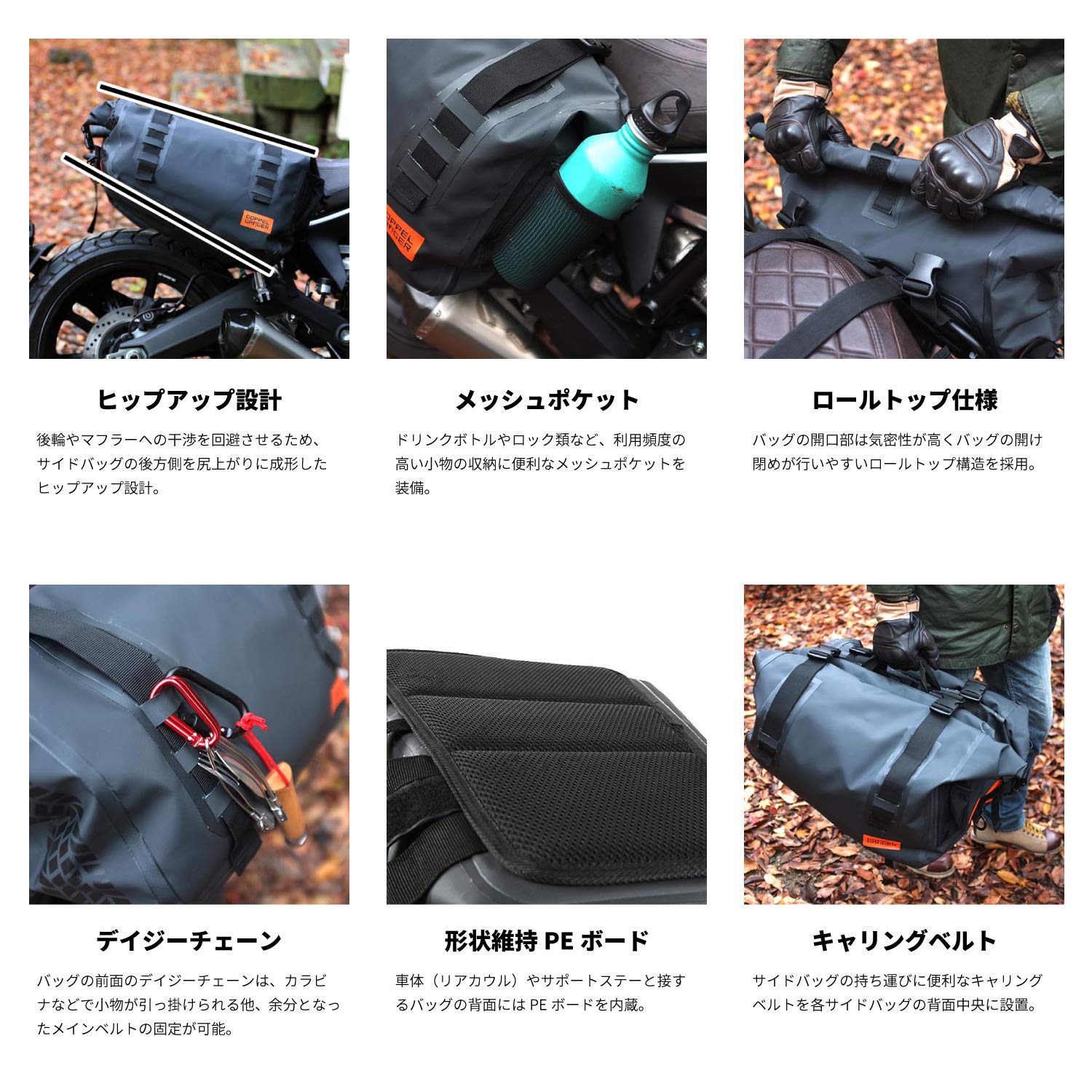 Amazon | DOPPELGANGER(ドッペルギャンガー) ターポリンサイドバッグ