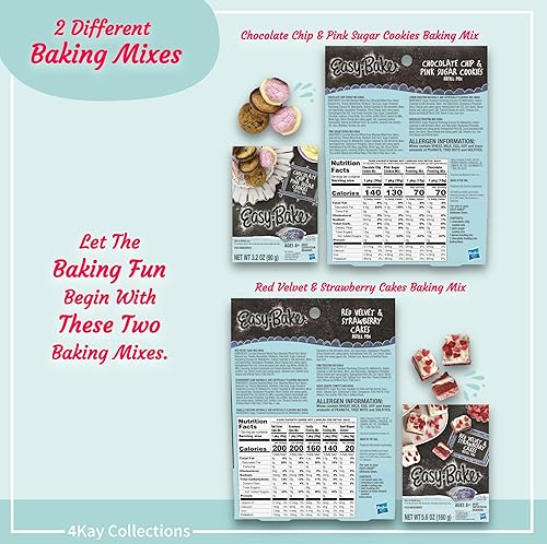 Miniatura 4 de Ultimate Easy Horno para hornear para niños con 11 artículos horno, 3 mezclas de recambio, delantal, sombrero, cuenco, espátula, batidor, sartén