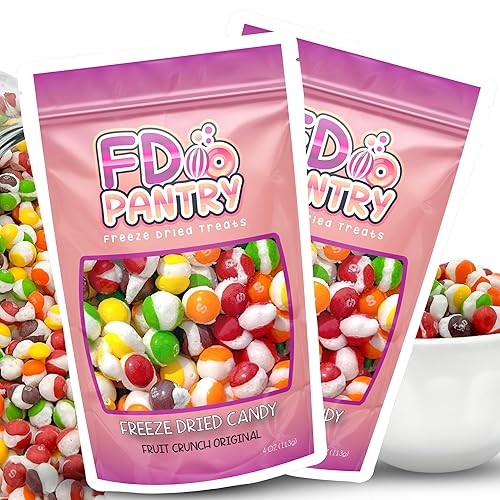 Vista 11 de Fruit Crunch - Caramelos liofilizados originales de 1 libra, surtido de sabores liofilizados de caramelo de fresa, naranja, limón, uva y lima