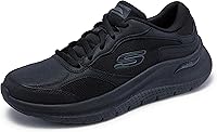 Skechers Men's Arch Fit 2.0 Slip-Resistant Work Sneakers: Podiatrist-Certified Comfort & Safety for Demanding Jobs