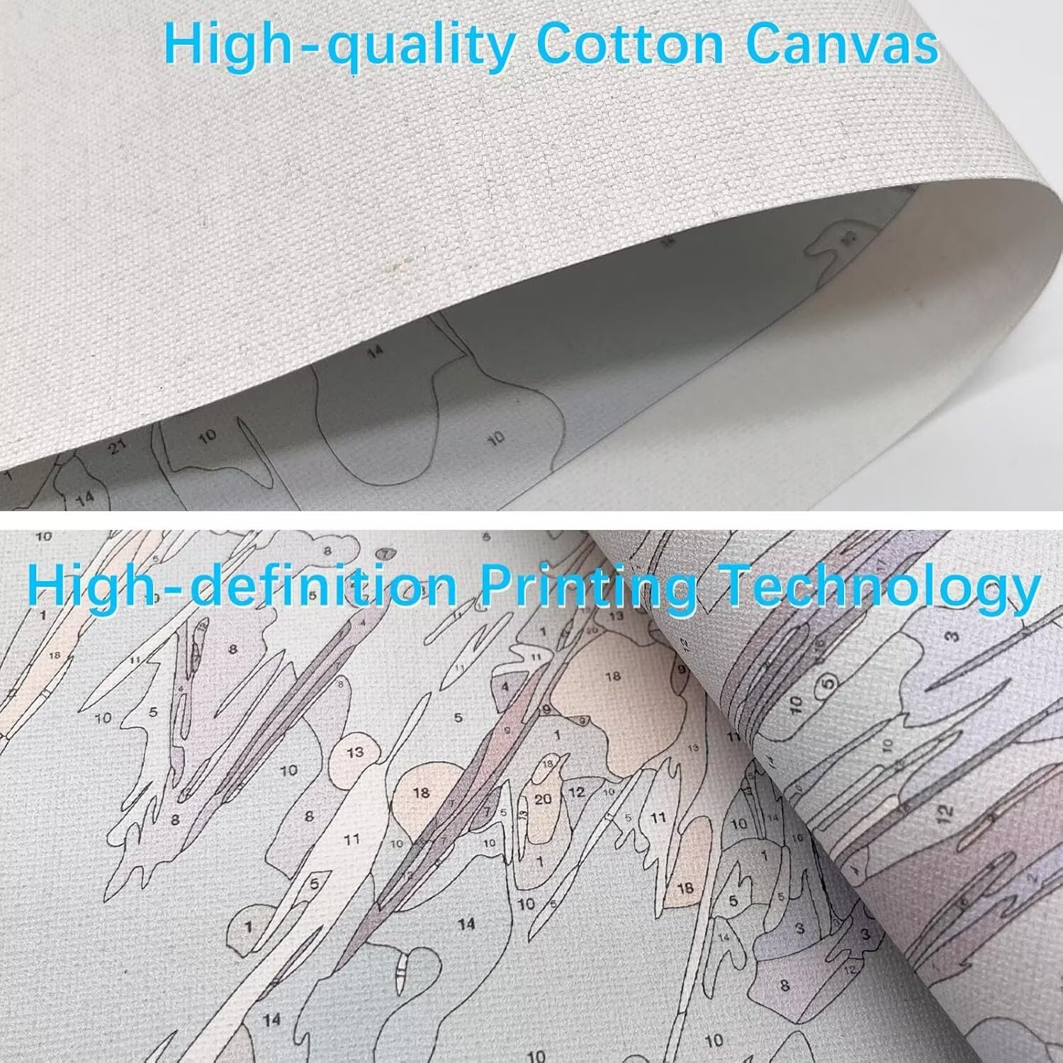 Malen Nach Zahlen Erwachsene - DIY Lavendel Handgemalt Ölgemälde Kit für Anfänger, Mit 3-Pinseln und Acrylfarbe Handgemalt öLgemäLde Kit Als Geschenk Heimdekoration 80x100cm (Ohne Rahmen) R-428