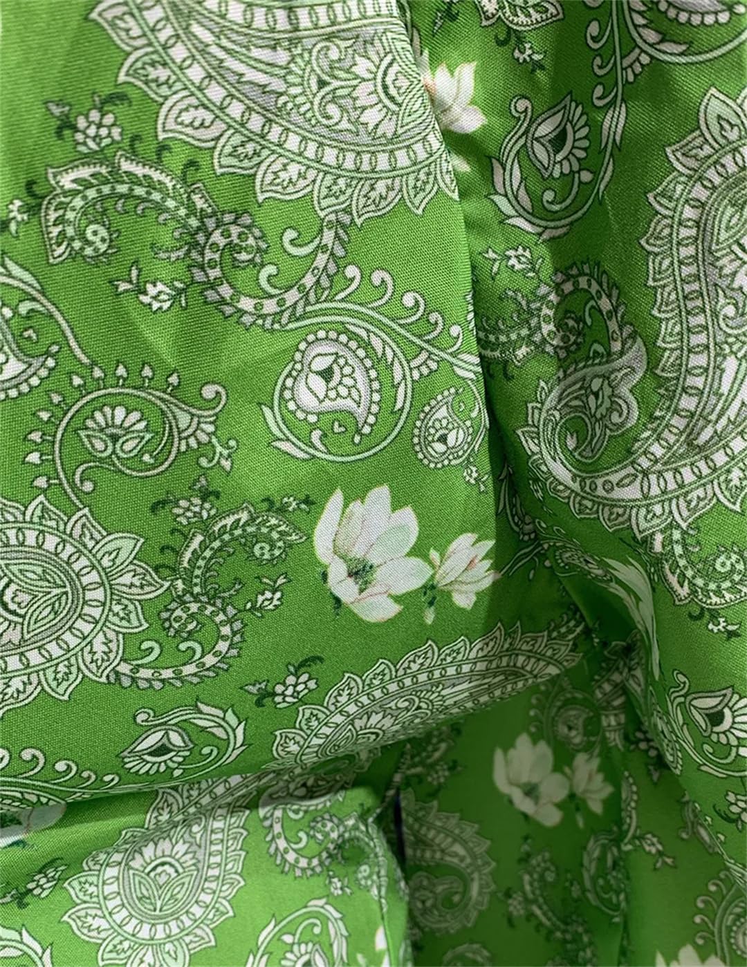 Wjnvfioo kimono lungo boho donna estate vintage stampato anteriore aperto manica larga tunica