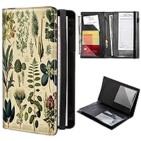 Vista 15 de Libros de calaveras para camarera, de piel sintética, con cierre de vendaje elástico, organizador con bolsillo con cremallera, 11 bolsillos