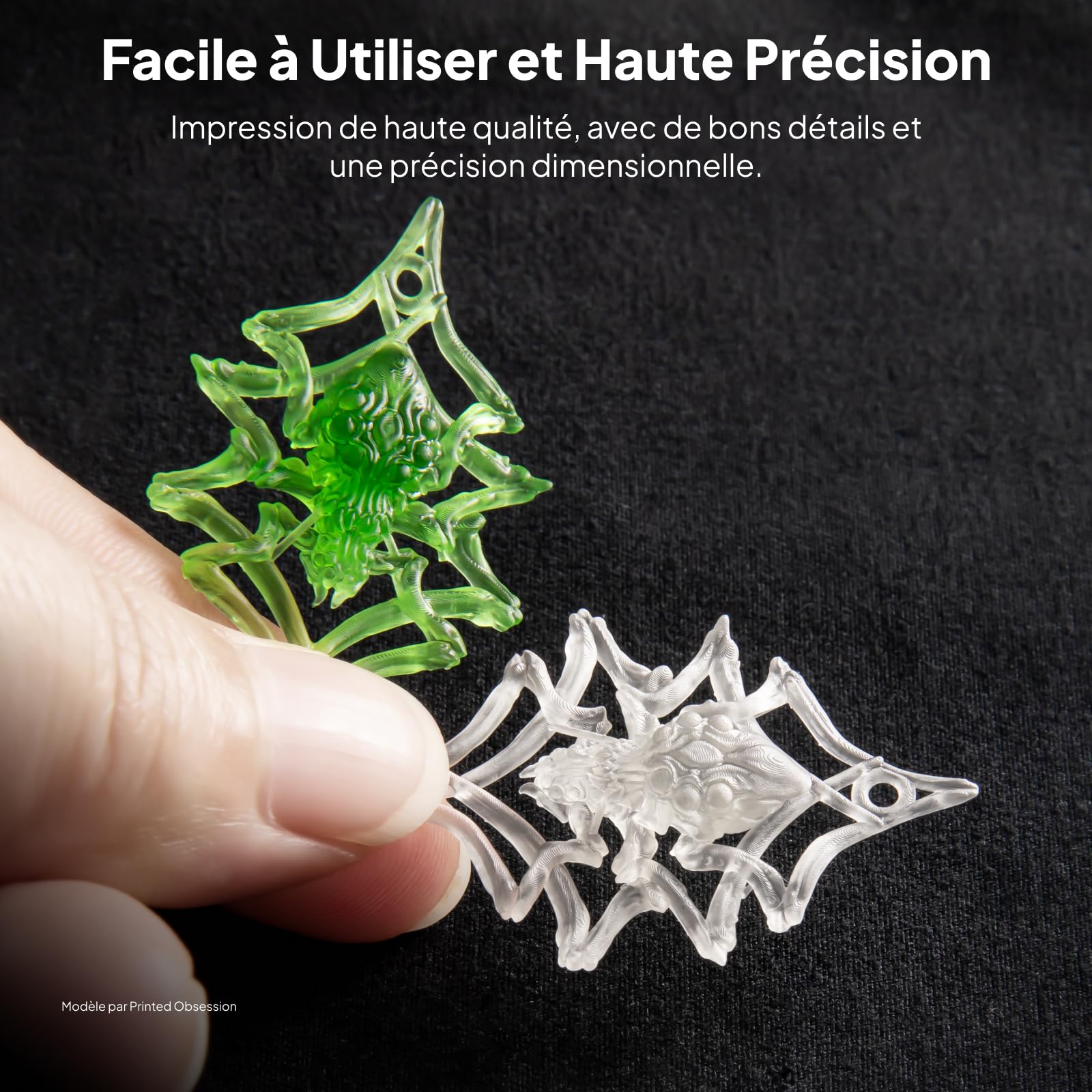 ELEGOO Résine Standard à Base de Plante pour Imprimante 3D avec Odeur Ultra-faible et Haute Précision, Résine à Photopolymérisation UV 405 nm Résine Photopolymère pour Imprimante 3D Gris 2000g
