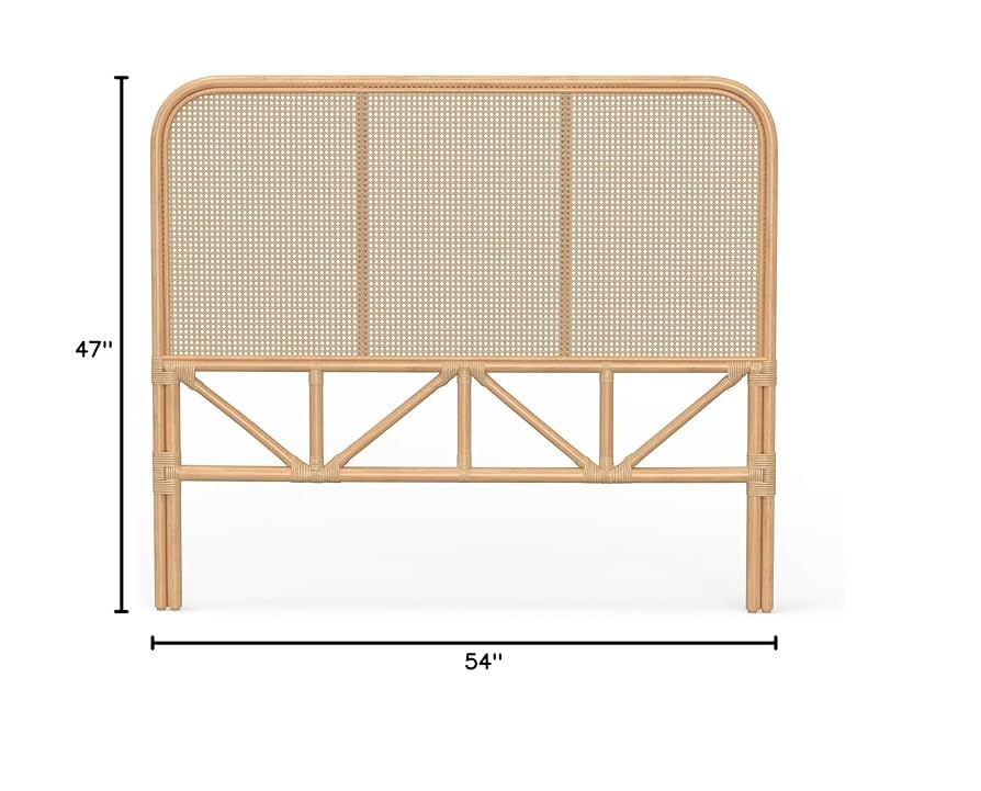 Amazon.com - Kouboo Latitude Rattan Cane Headboard for Full