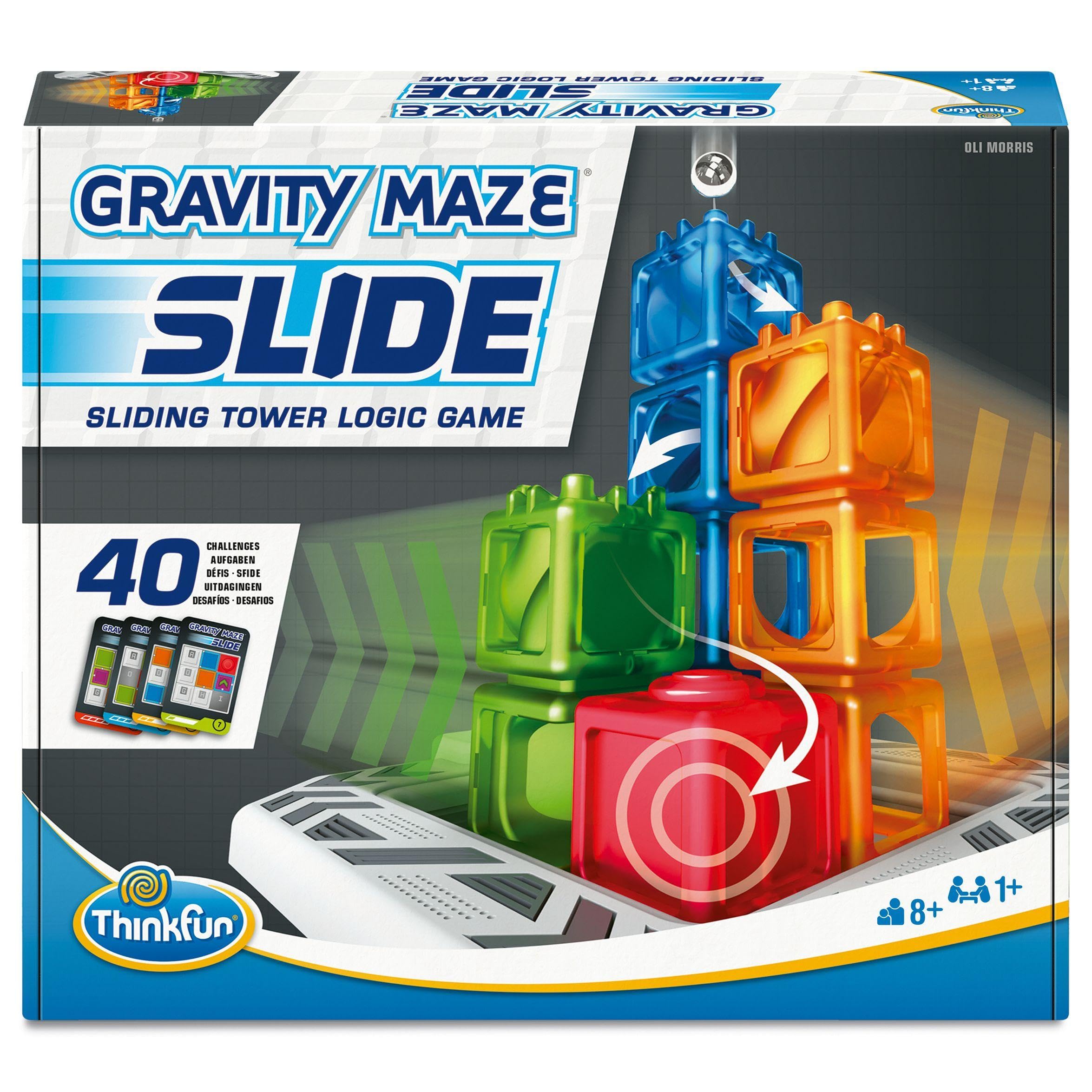 Gravity Maze Slide | Marble Run | Moving Maze | 40 Logic Challenges | Ages 8+