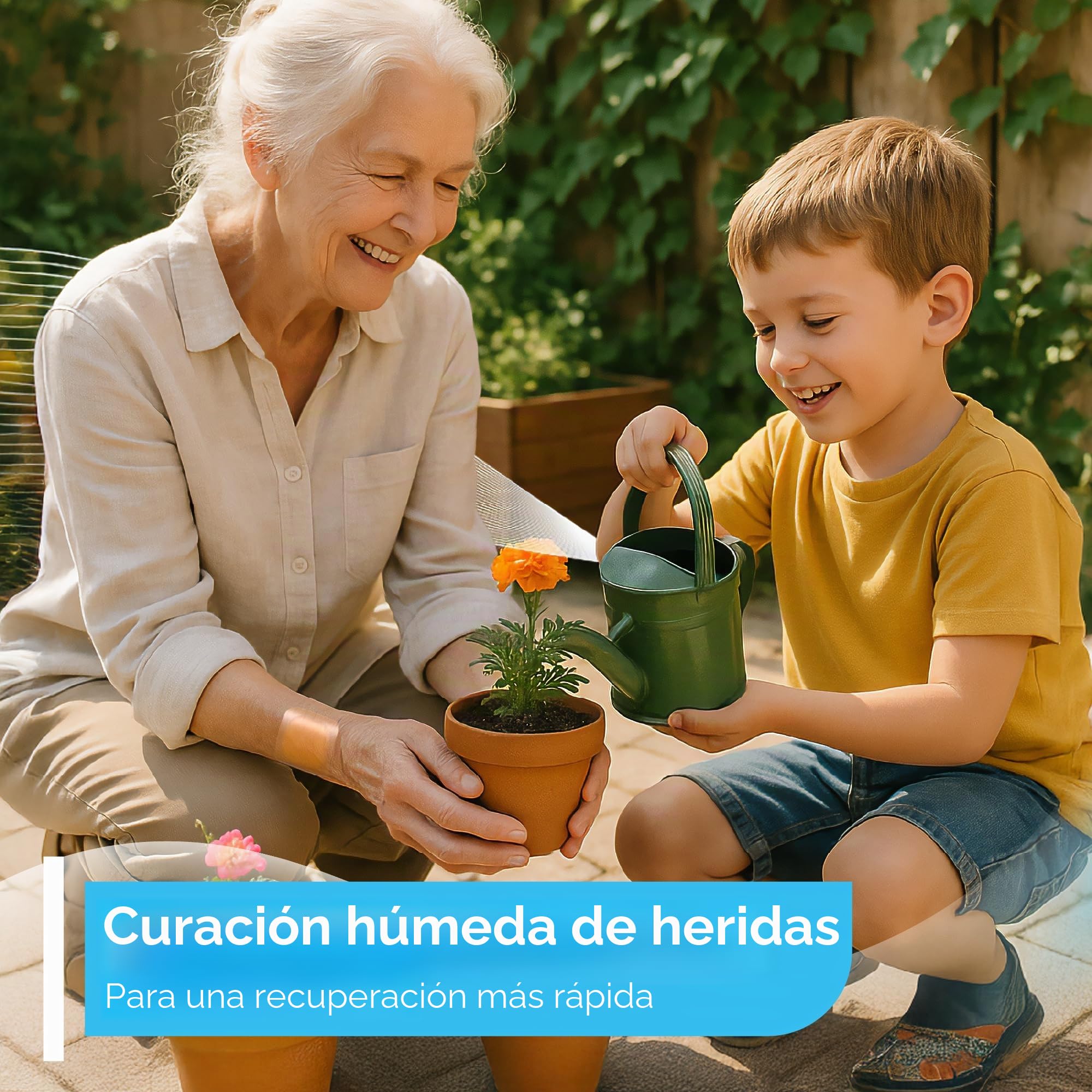 Cutiderm Apósito Hidrocoloide Estéril 5x5 cm – Pack de 10 Vendajes Adhesivos para Heridas
