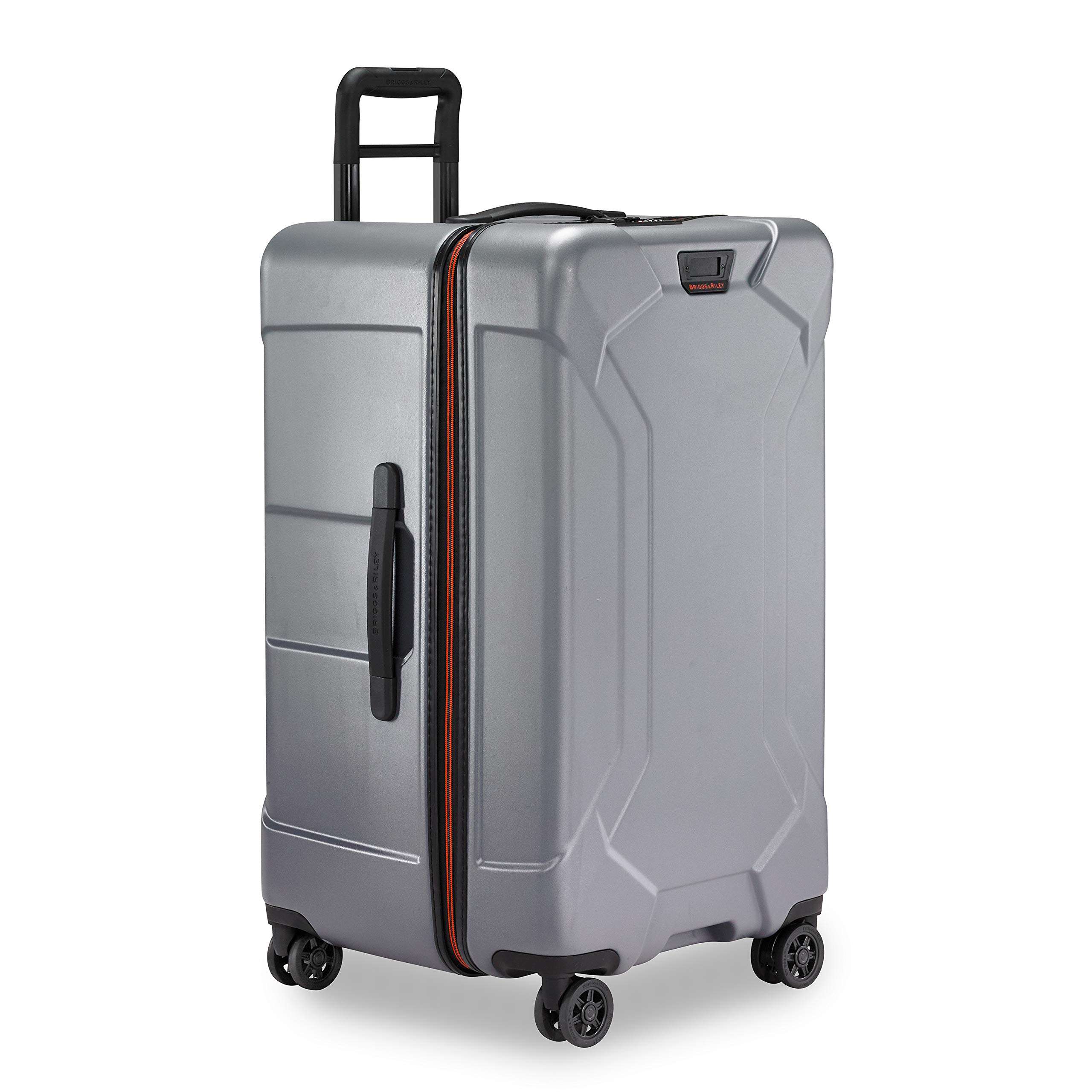 Briggs &amp; Riley Torq - Hardside Medium Checked Spinner Trunk, Granite, Medium-Checked 28-Inch