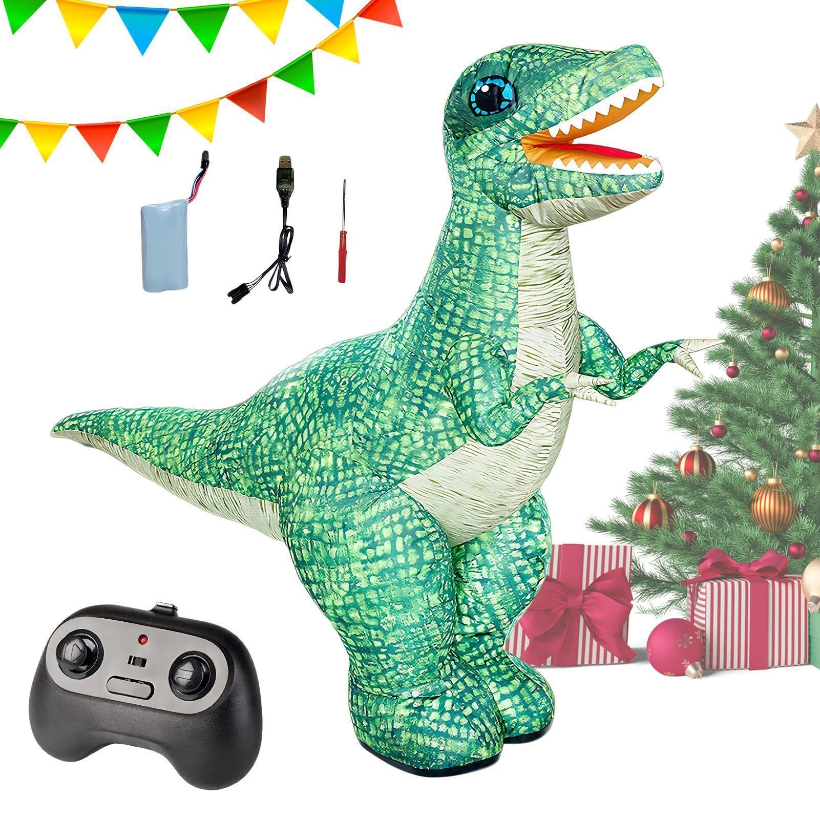 Dinosauro Gonfiabile Giocattolo Elettrico Camminante Realistico