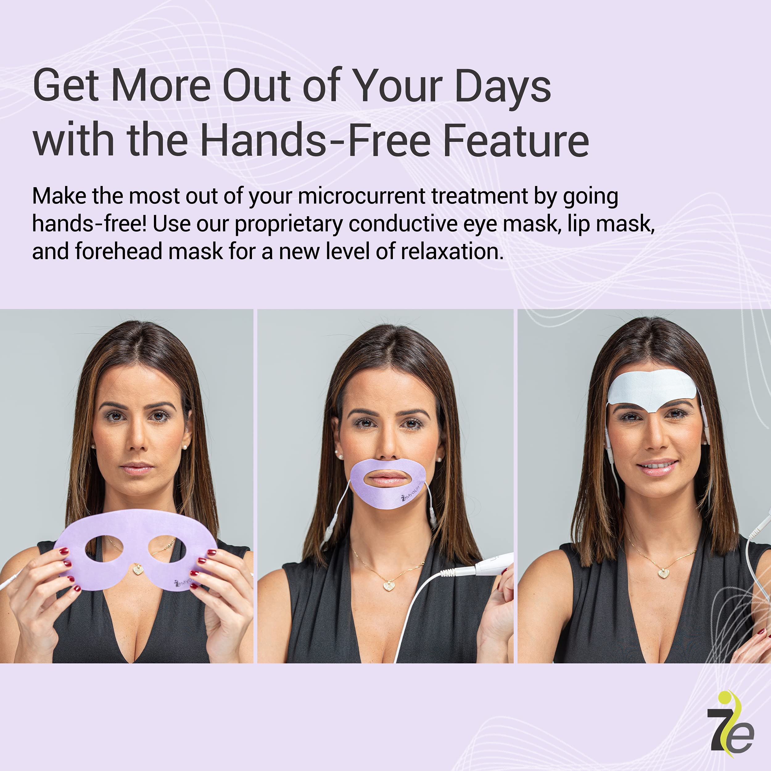 7e Wellness Myolift Microcurrent Device Set with Gel, Lip and Eye Masks (and fre lagoagrio.gob.ec