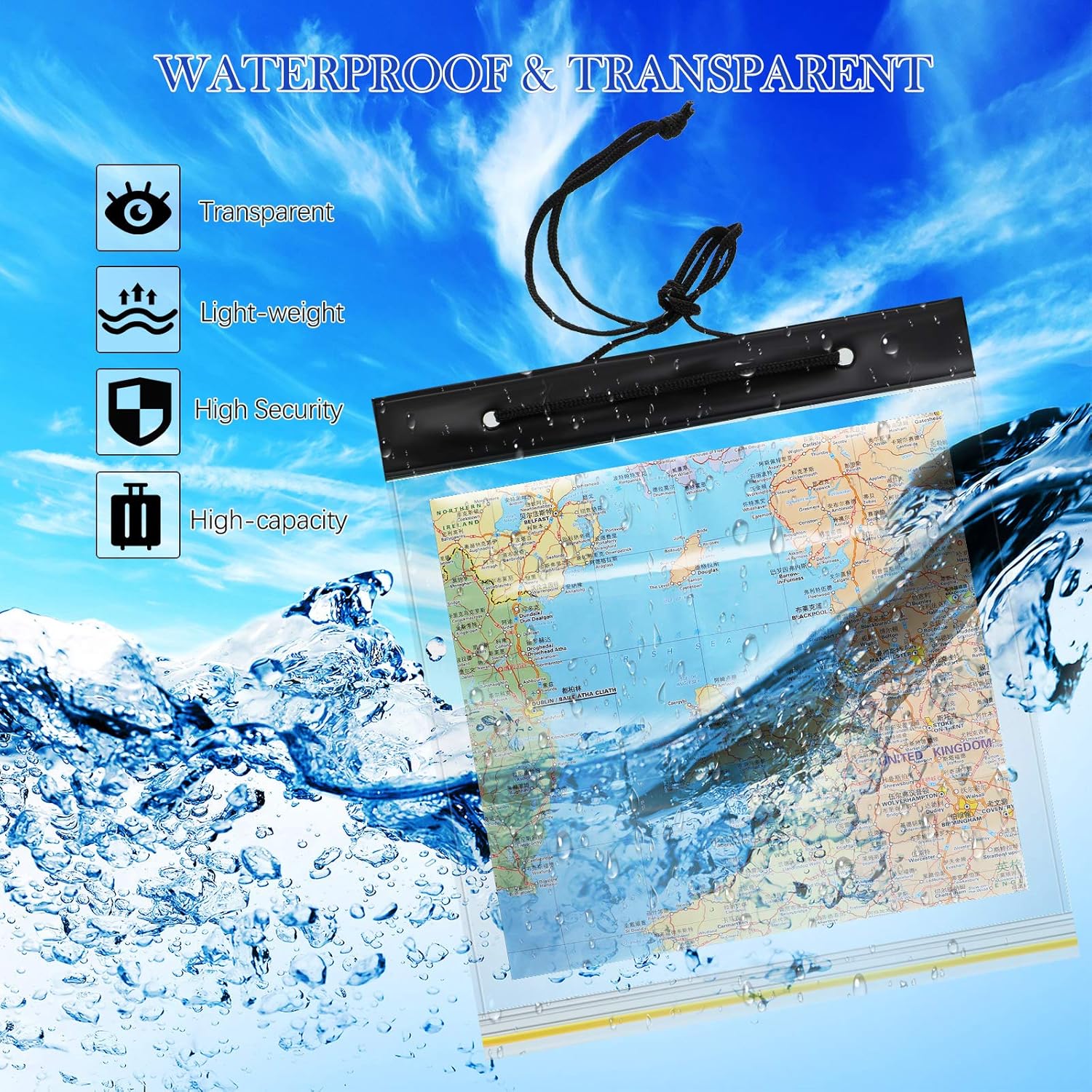 Vízálló tok méretei és összecsukható kialakítása