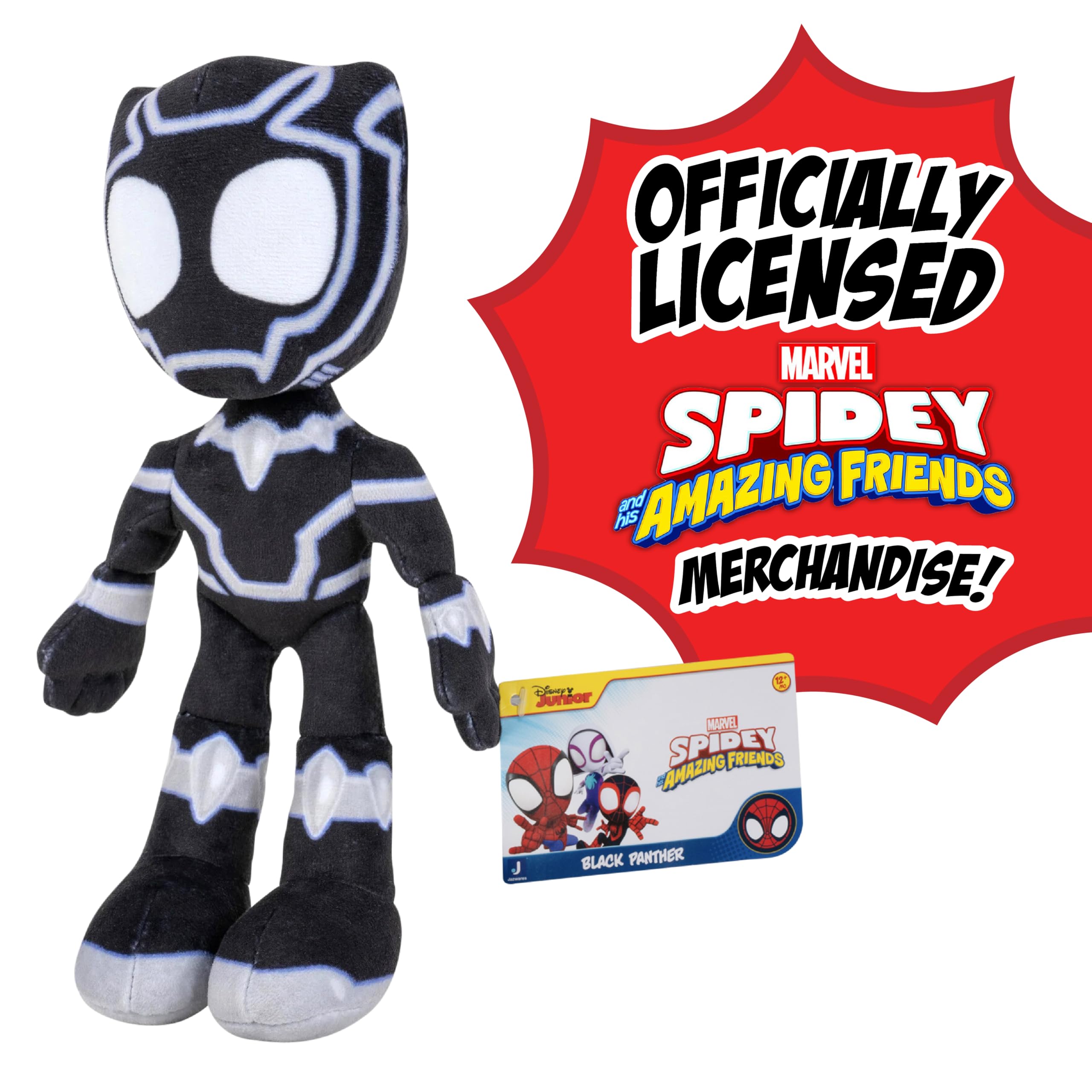 Amazon.co.jp: マーベル スパイダーマンのぬいぐるみ 8インチ ブラック