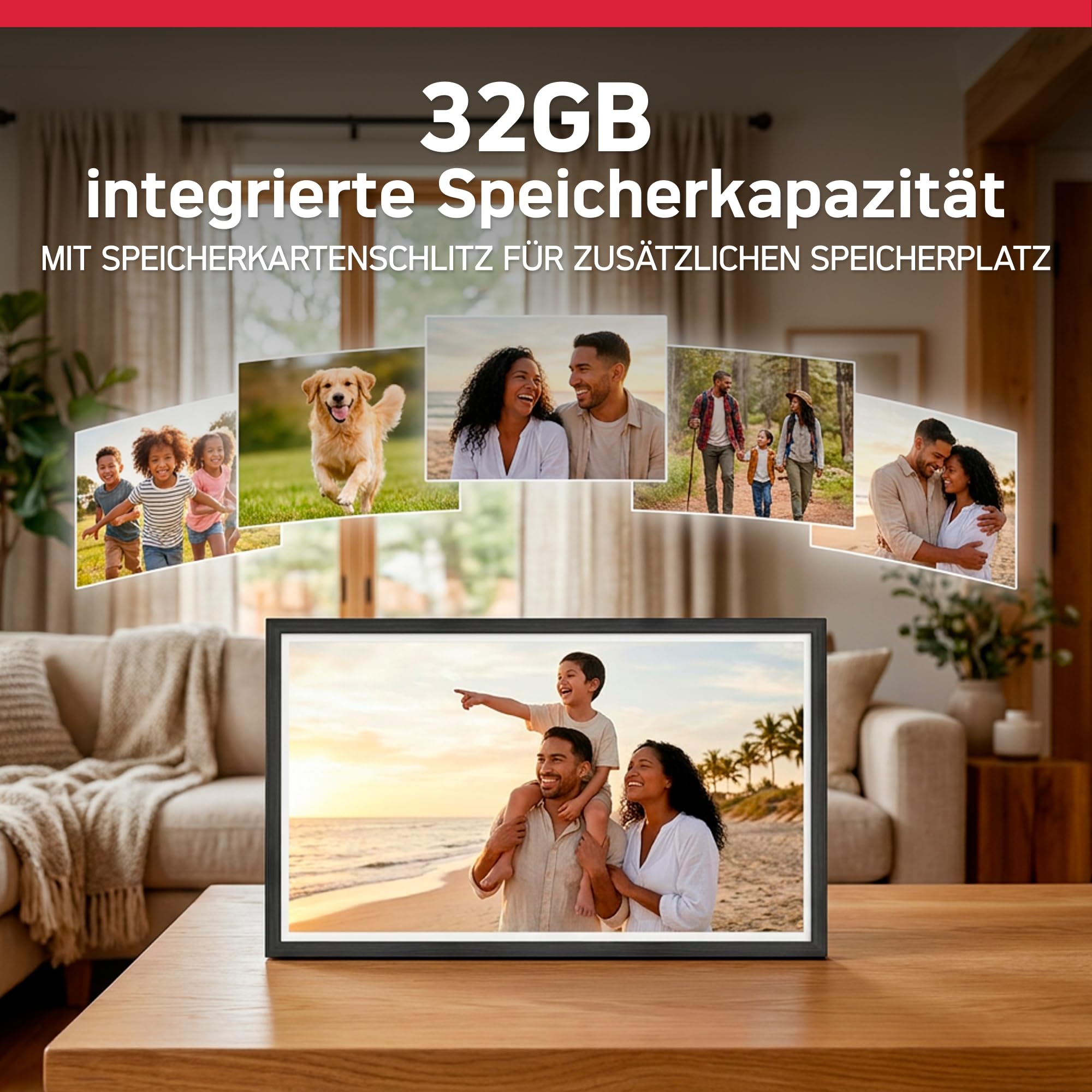 AGFAPHOTO Cadre Photo numérique 24 pouces Realiview APF2400WIFI
