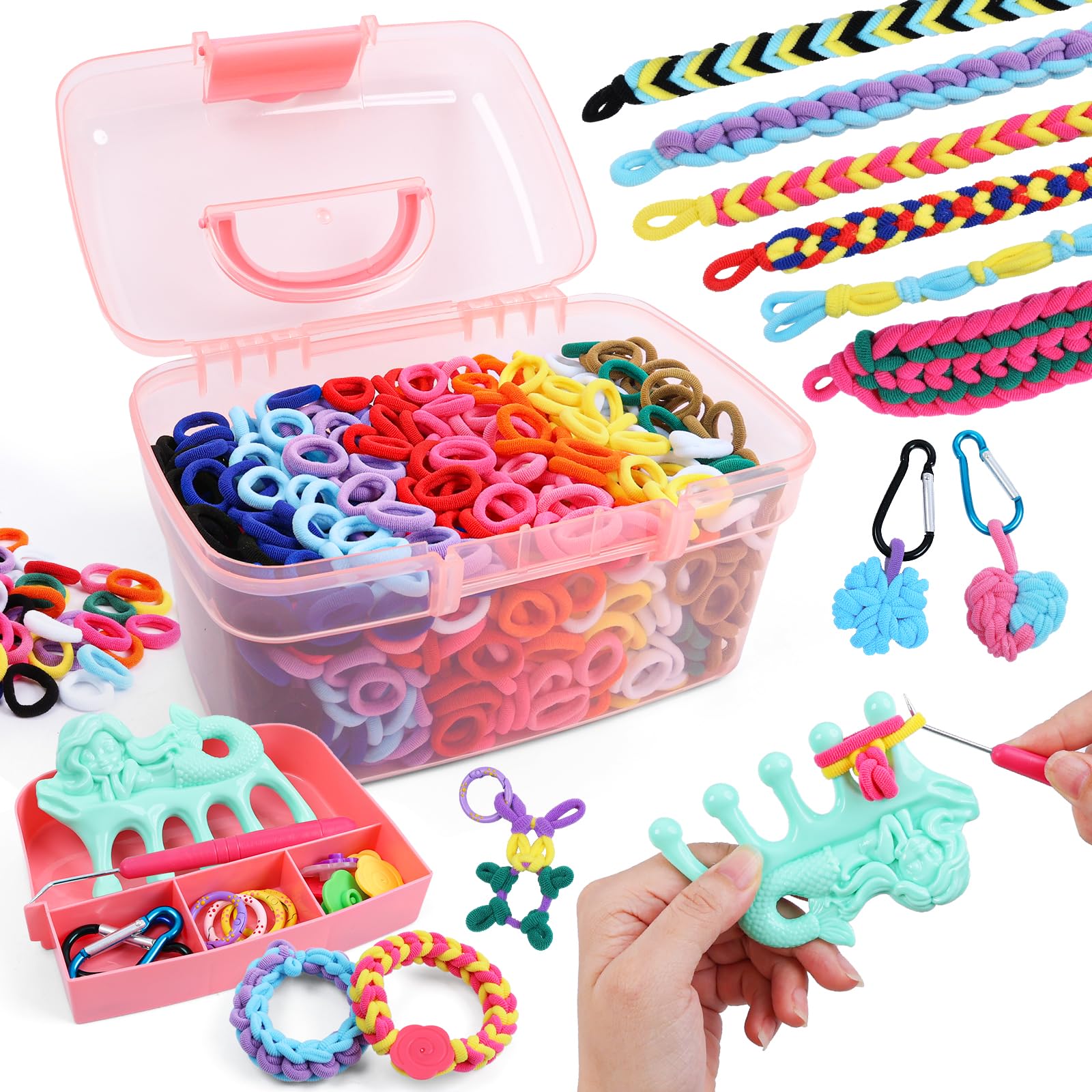 Amazon.com: ZMMB Mermaid Bracelet Making Kit for Girls Ages 6-12