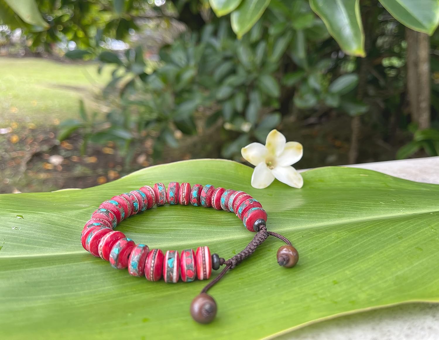 チベットの手、チベットの祈りの数珠、埋め込みメディシンブレスレット