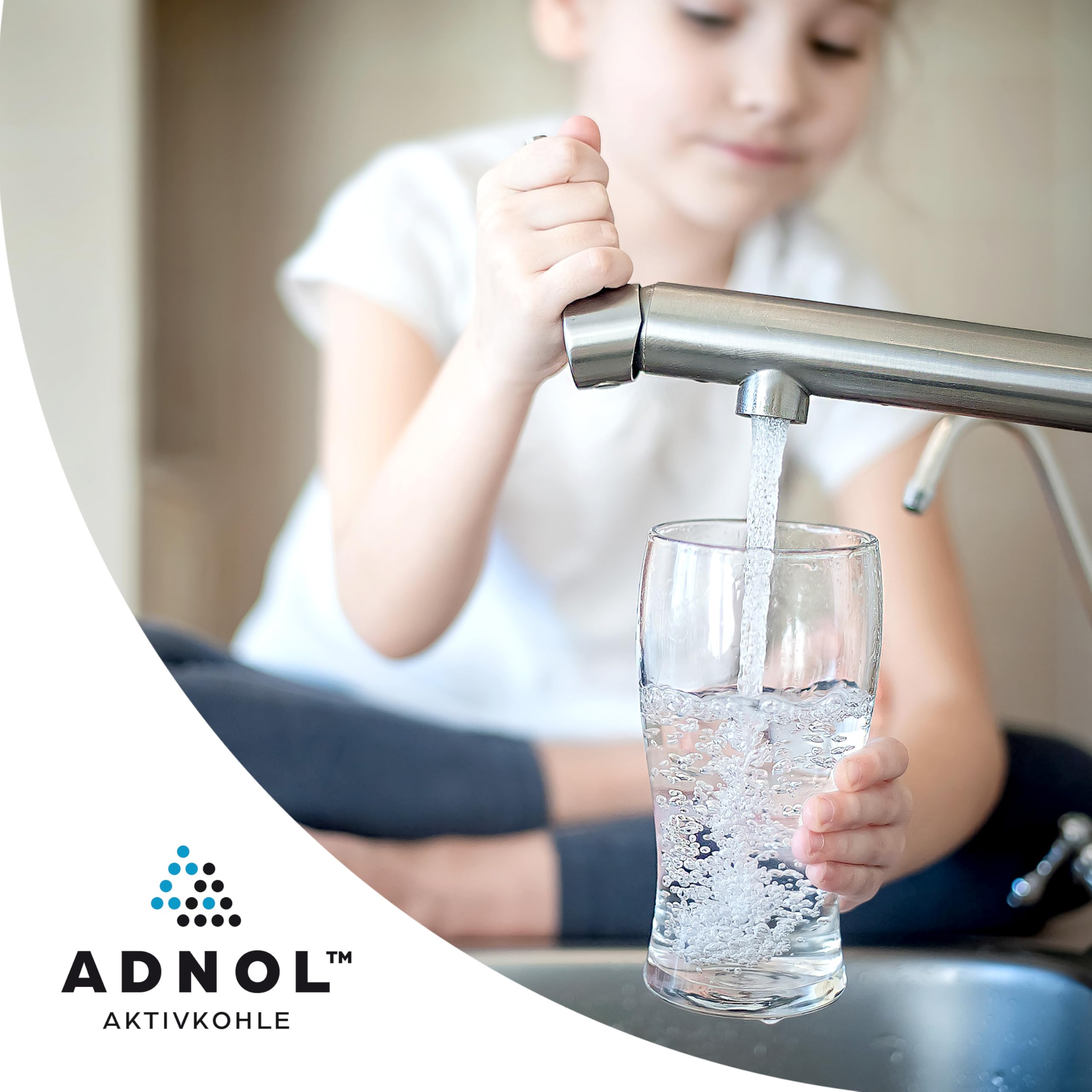 Aktivkohle Granulat 5 Liter aus Kokosnussschalen für Wasserfilter für Aquarium und Teich, Mesh 4x8, Körnung 4,76-2,36mm, Energieklasse A, als Carbon Filter verwendbar