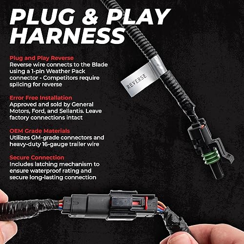 Miniatura 5 de Putco Barra de luz LED de hoja de 48 pulgadas para portón trasero, LED rojo/ámbar/blanco y arnés Plug-N-Play, compatible con Chevy Colorado/GMC