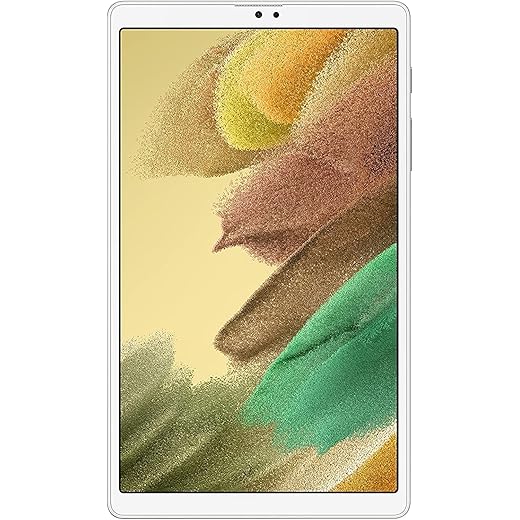 Samsung Galaxy 8.7" Tab A7 Lite Wi-Fi Tablet 3GB RAM 32GB Capacity, Long-Lasting Battery 5,100mAh - Silver - SM-T220NZSBXAR (Renewed)