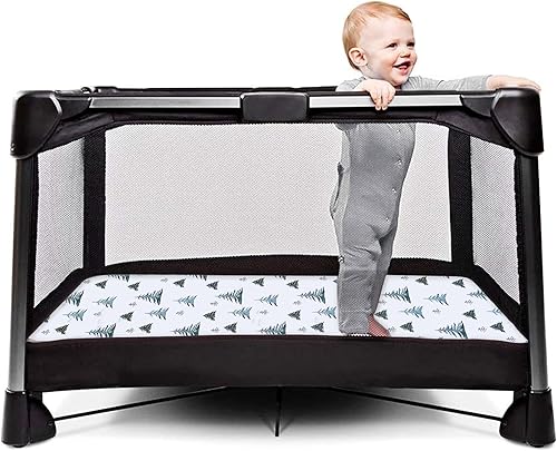 Miniatura 4 de AMROSE Paquete de 3 sábanas suaves para cuna, juego de sábanas de microfibra para bebé, juego de sábanas suaves de tacto sedoso, sábana portátil