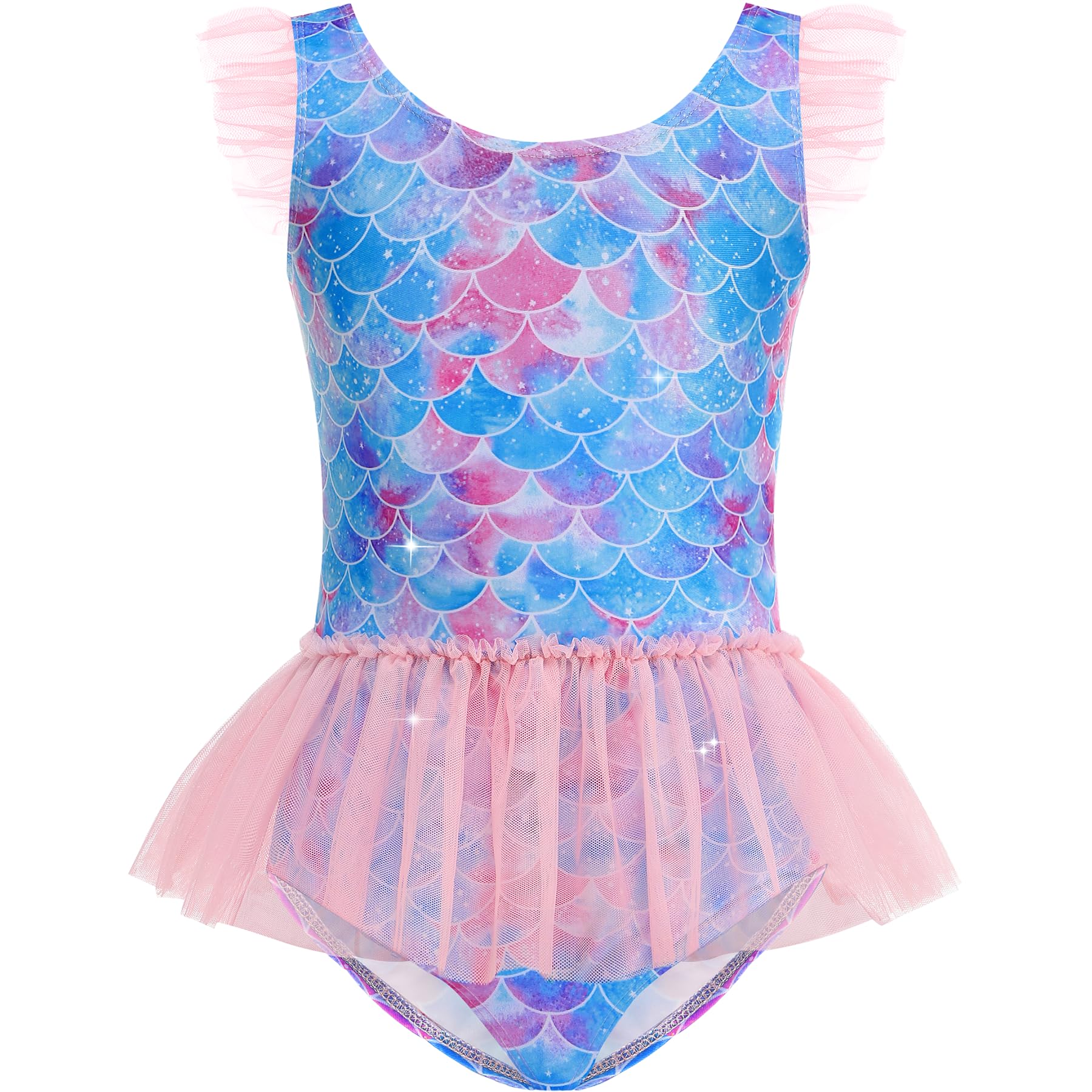 Girls One Piece Swimsuit Cute Princess Bathing Suits Beach Swimwears