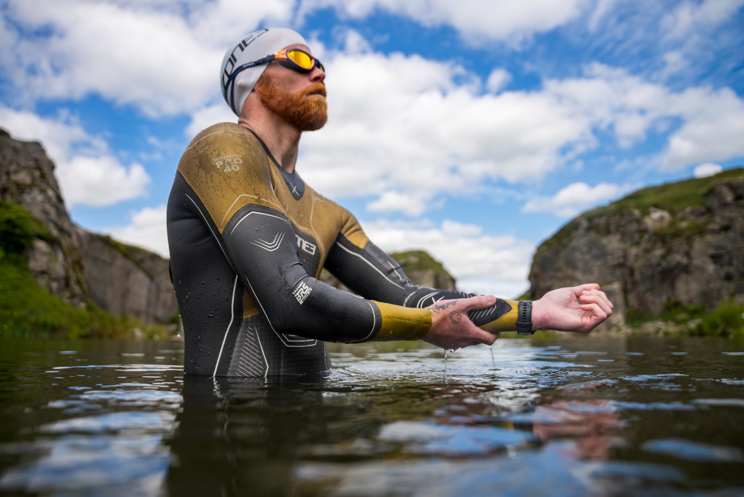 ZONE3 SA25GOGVE103/OS Gafas de natación polarizadas Venator-X, Unisex-Adult