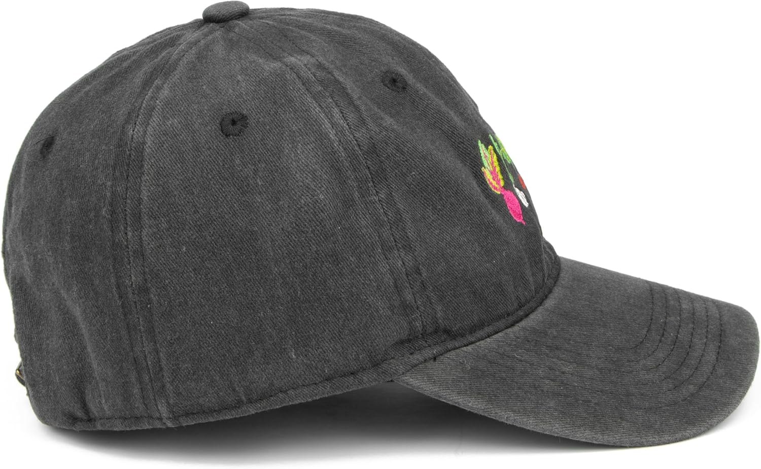 Embroidered Mixed Vegetable Baseball Hats Fun Gardening Dad Hat Colorful Sun Summer Baseball Caps for Men & Women