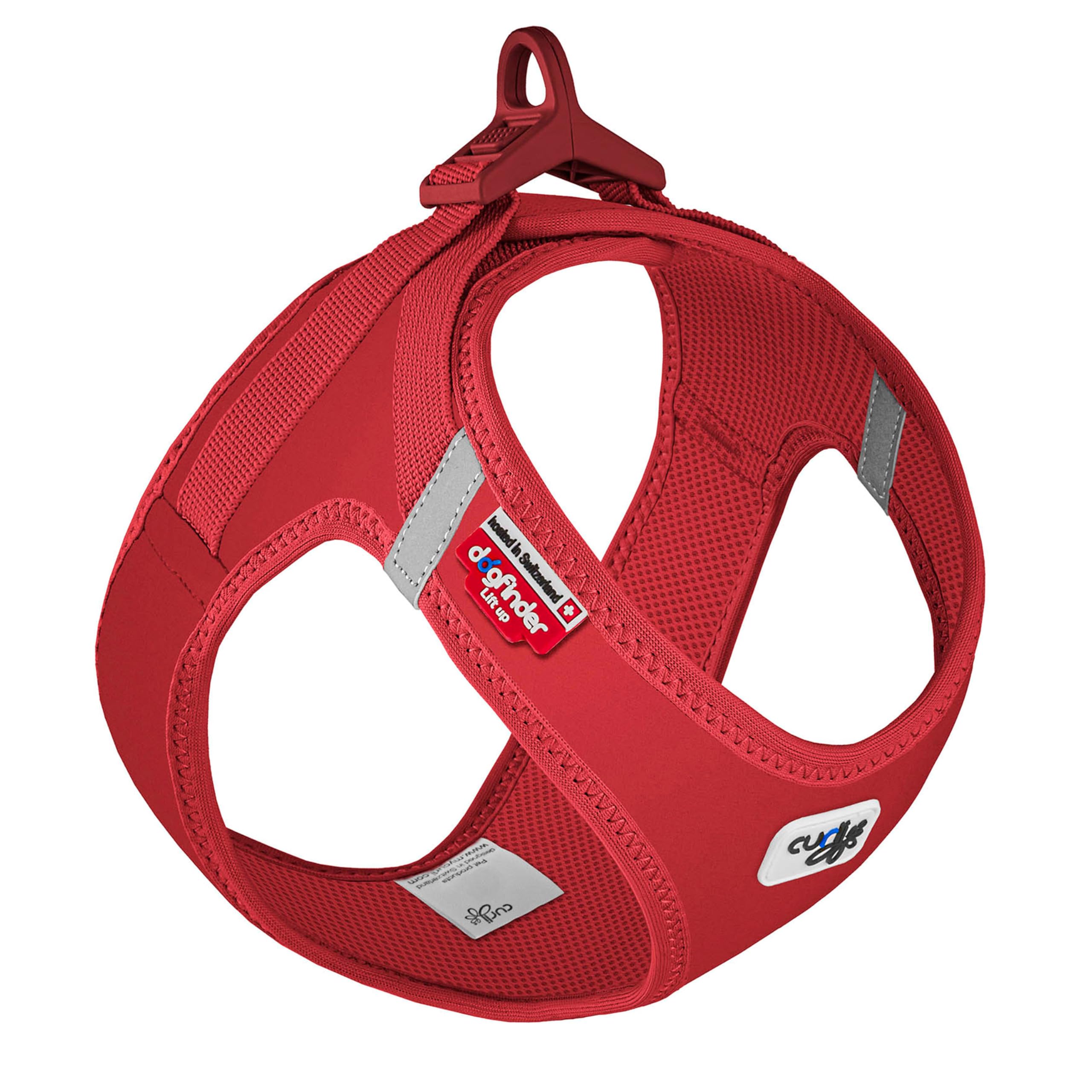 Vest Harness curli Clasp Softshell Red XS