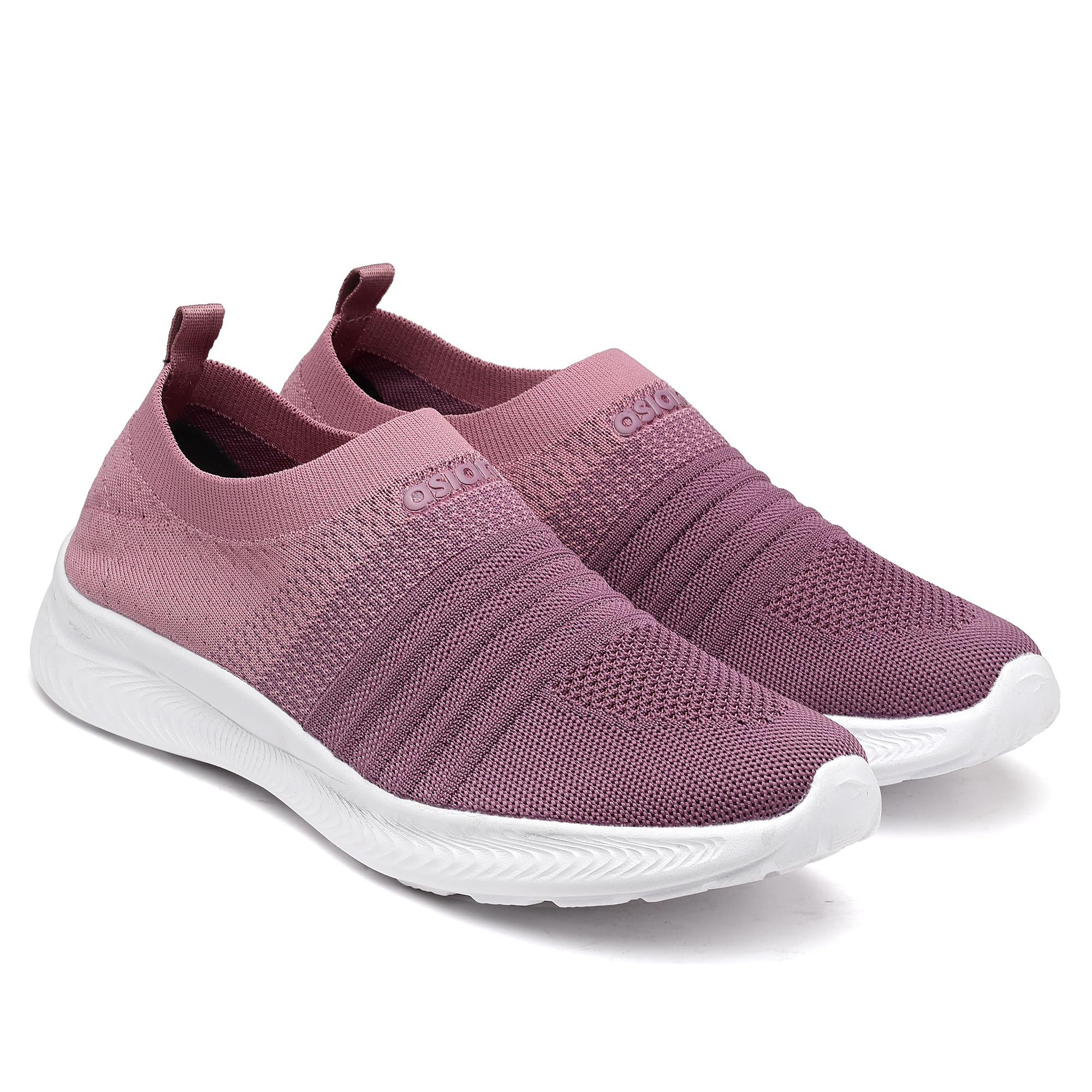 Women Pull On Running Shoes