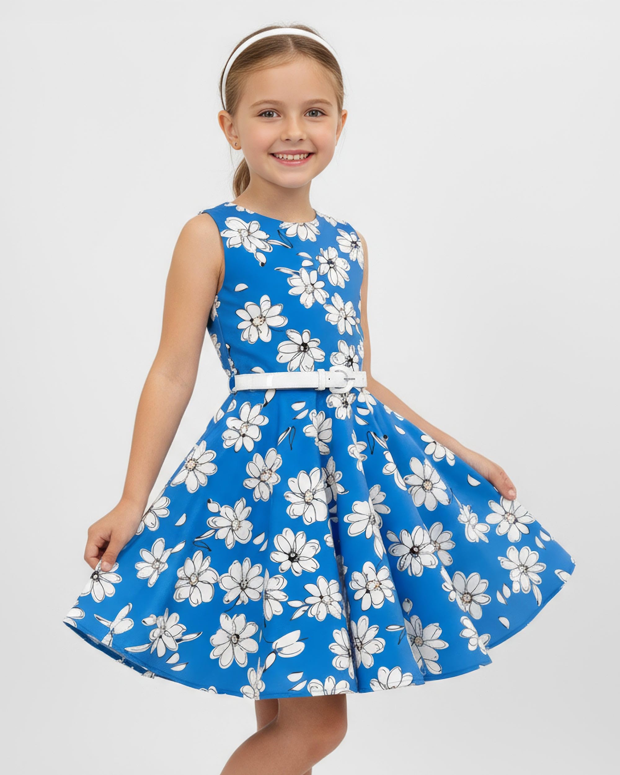 BlackButterfly Kinder 'Audrey' Vintage Kleid im 50er-Jahre-Stil