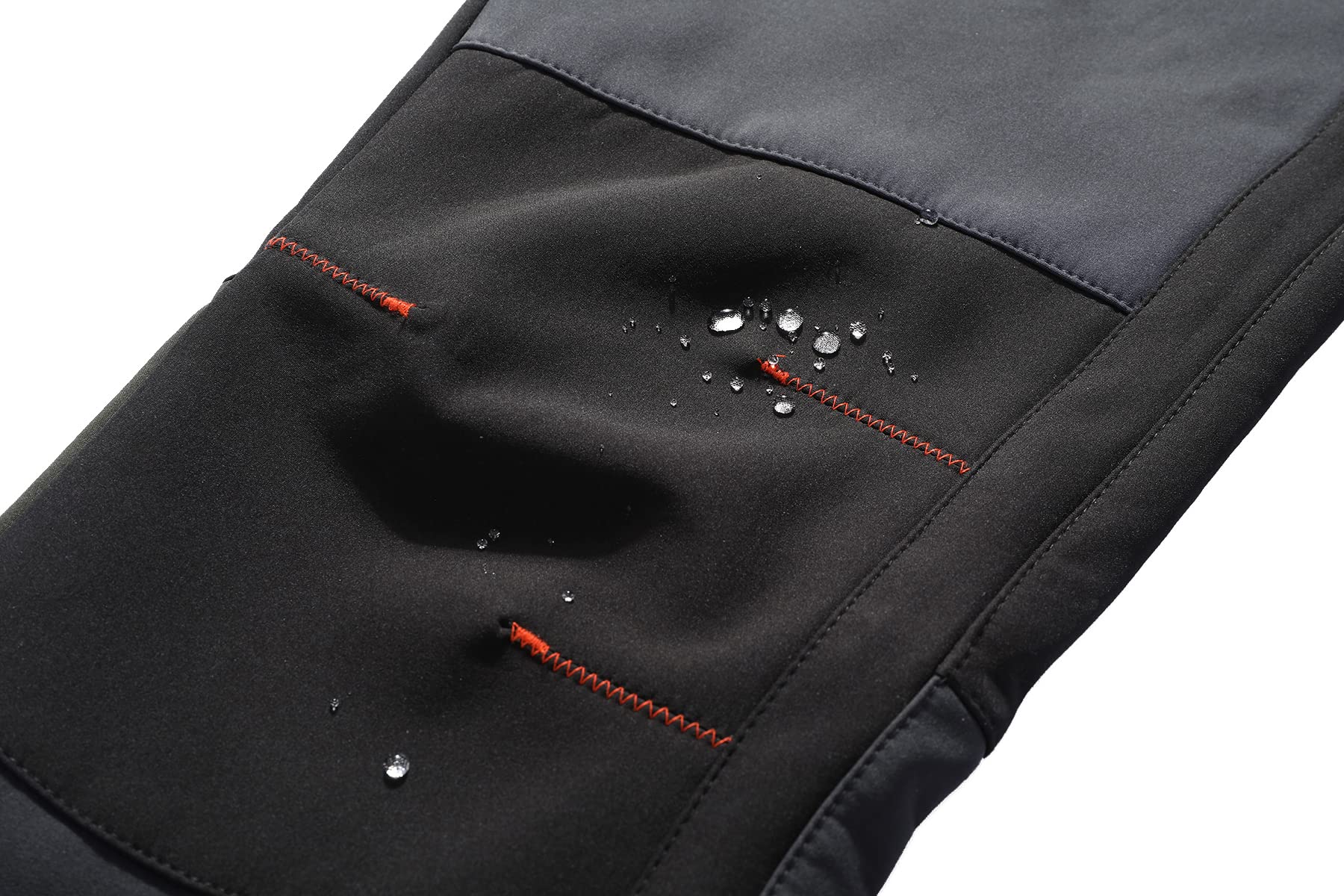 Pantaloni Trekking Sci Uomo Invernali Pantaloni da Lavoro Termici Impermeabile Pantaloni Neve Softshell Montagna Escursionismo Caldo All'aperto (Small, E Grigio)