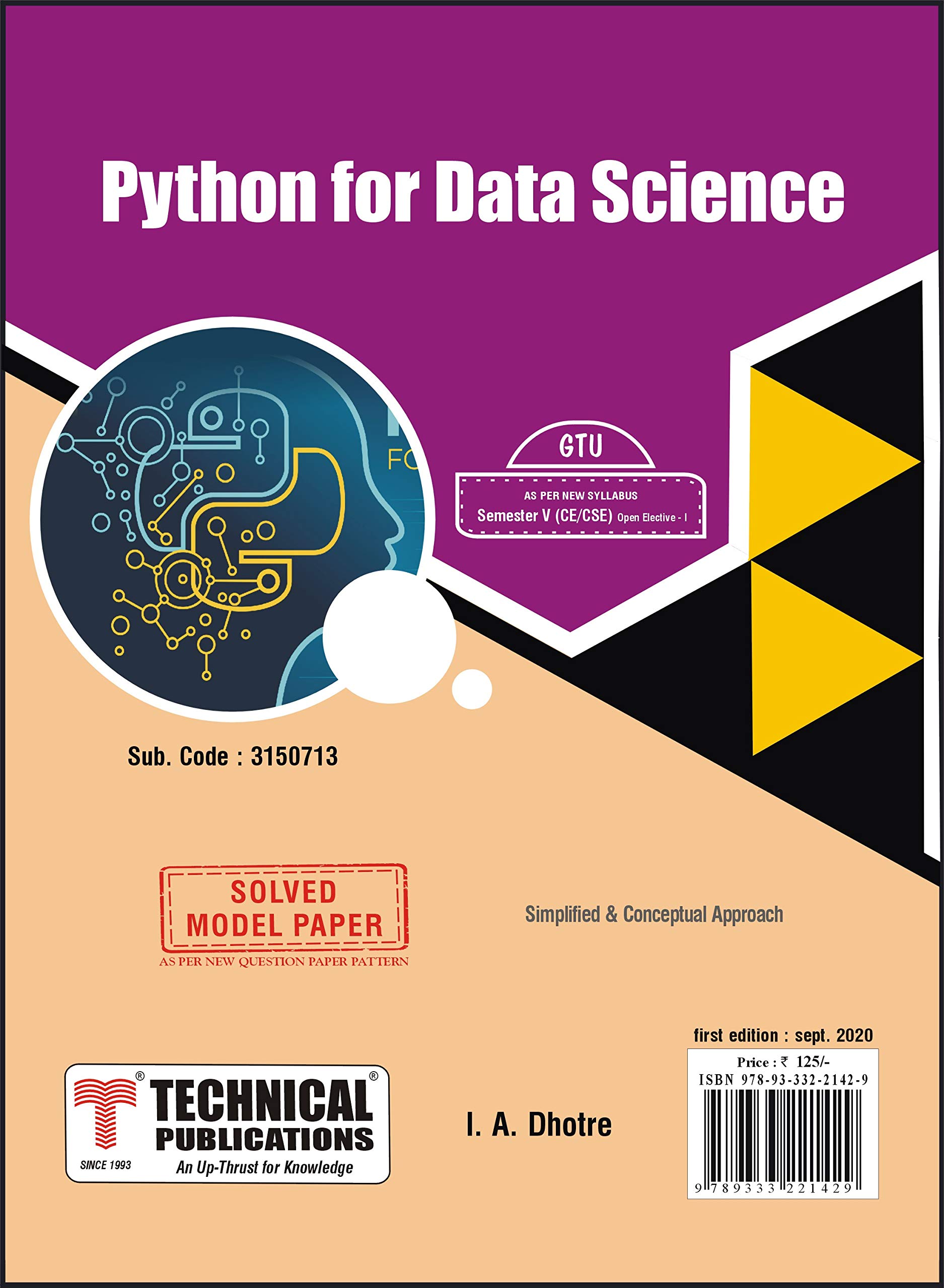 Python for Data Science for GTU 18 Course (V - CE/CSE/Open Elec. 1 - 3150713)
