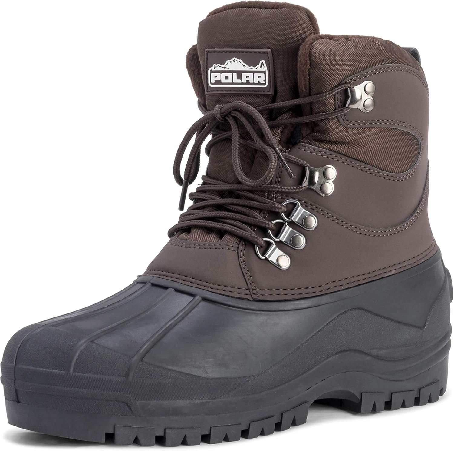 POLAR Mens Snow Waterproof Duck Hiking Bean Hiker Walking Short Ankle Boots