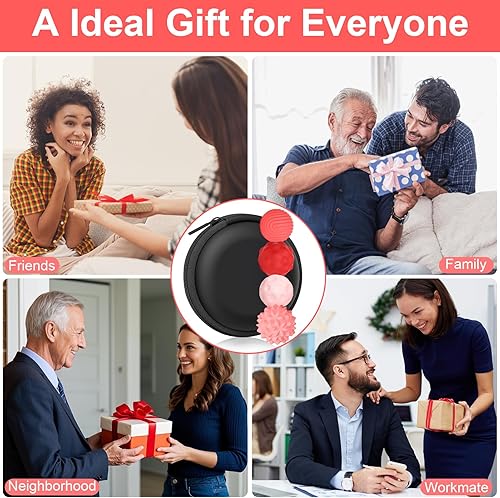 Miniatura 83 de BUSOHA Bolas de silicona para la ansiedad, paquete de 4 juguetes para adultos, juguetes sensoriales para adultos, adolescentes, regalos para calmar