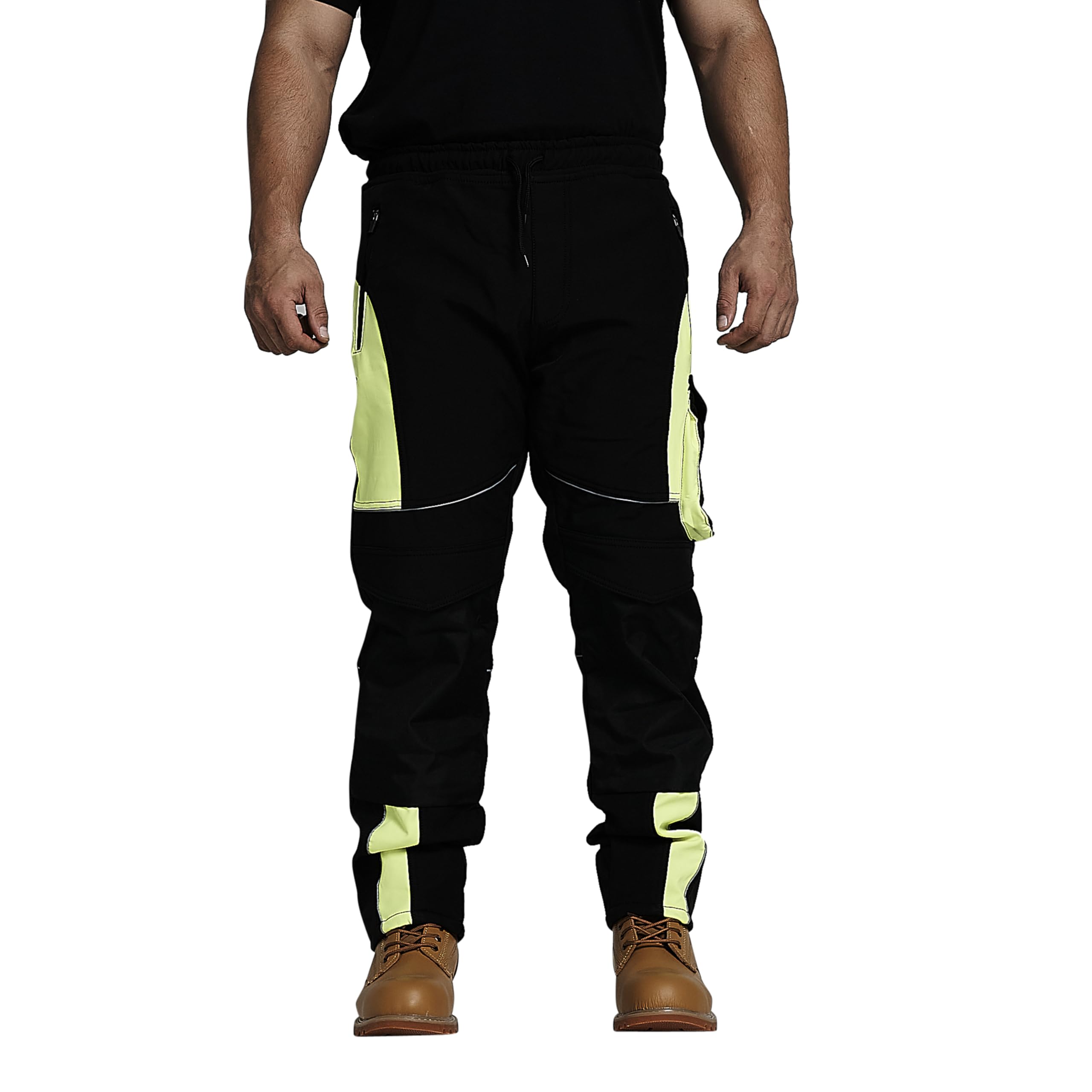 Pantalones de trabajo para hombre, de alta visibilidad, resistentes al agua, a prueba de lluvia, repelentes, resistentes al viento, de seguridad, para el trabajo, para constructores, ropa de