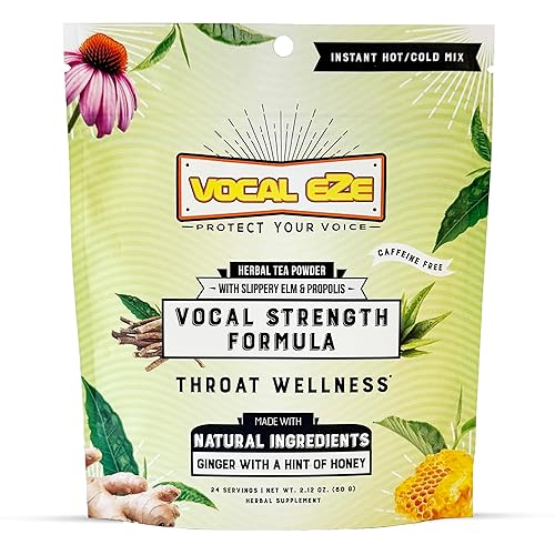 Vocal Eze Herbal Throat Coat Tea | 24 Servings |