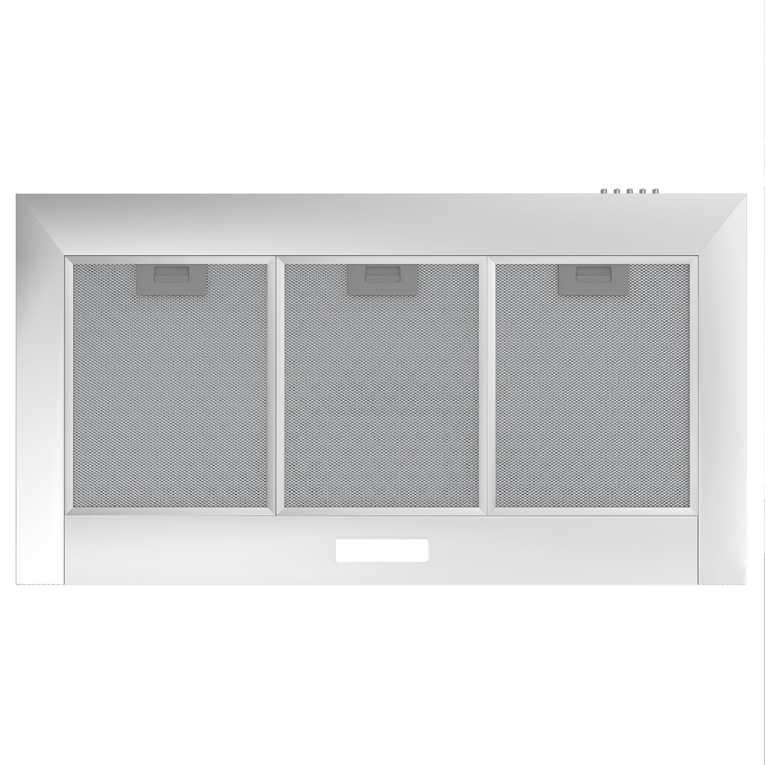 CIARRA Dunstabzugshaube 90 cm Umluft Abluft Pyramide Edelstahl Silber CAS9201A