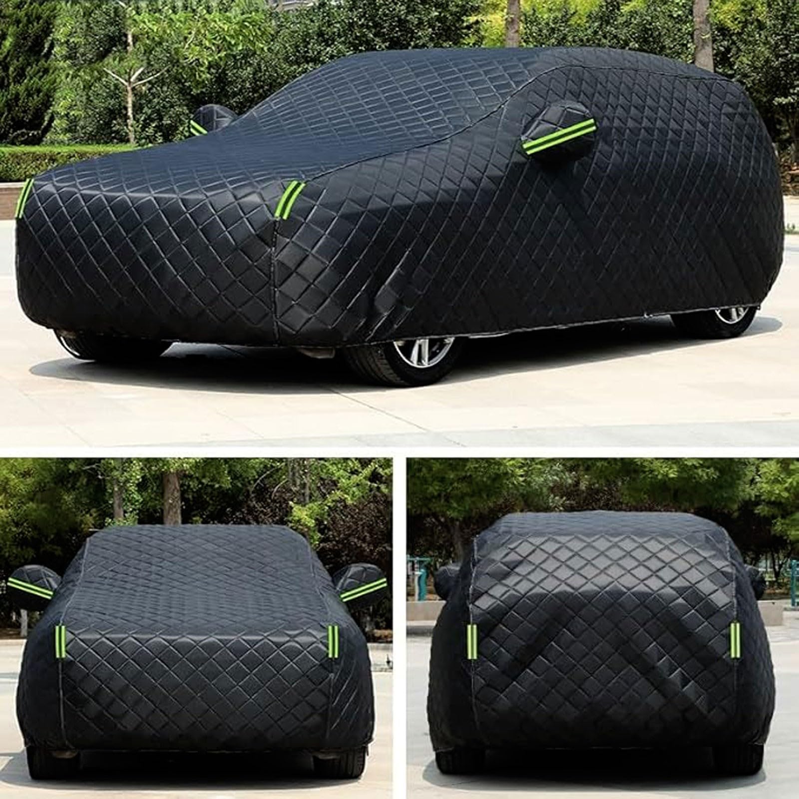 Bâche Voiture Anti-grêle pour DS DS4(2021-2025)– Housse Voiture Extérieure Coton Rembourré Épais, Étanche sur Mesure – Protection Contre Grêle Neige Gel UV